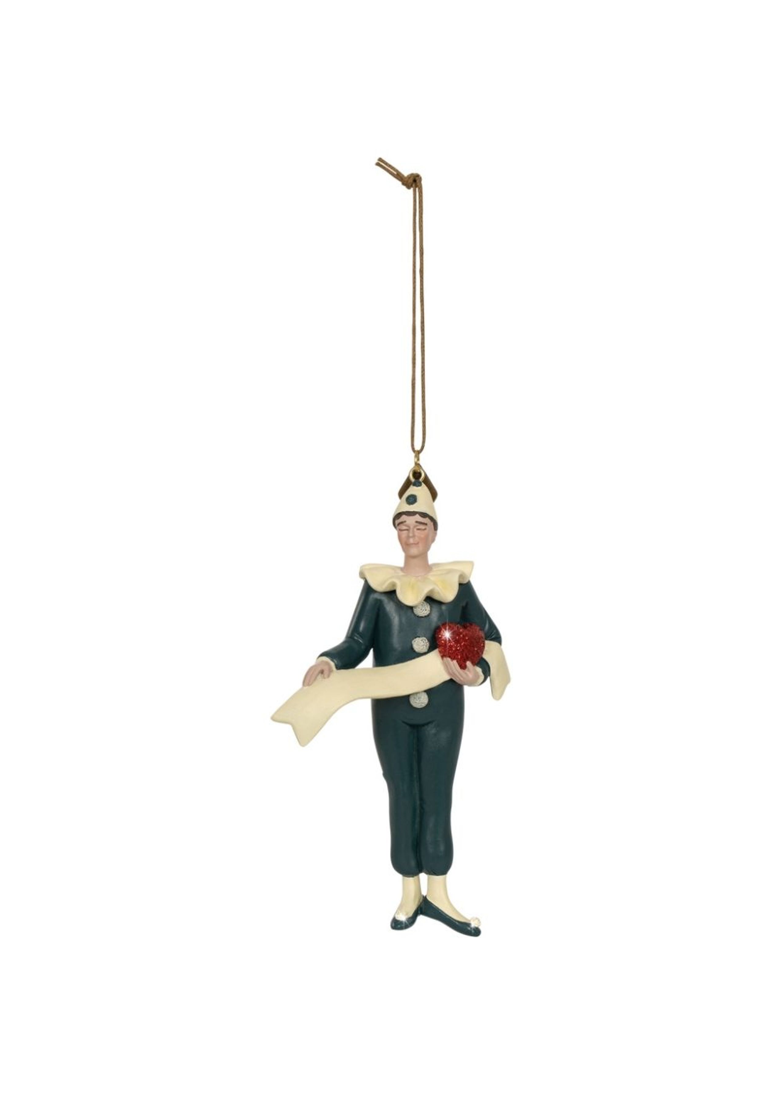 Konges Sløjd - Weihnachtsschmuck - Christmas Clown Coeur - Multi