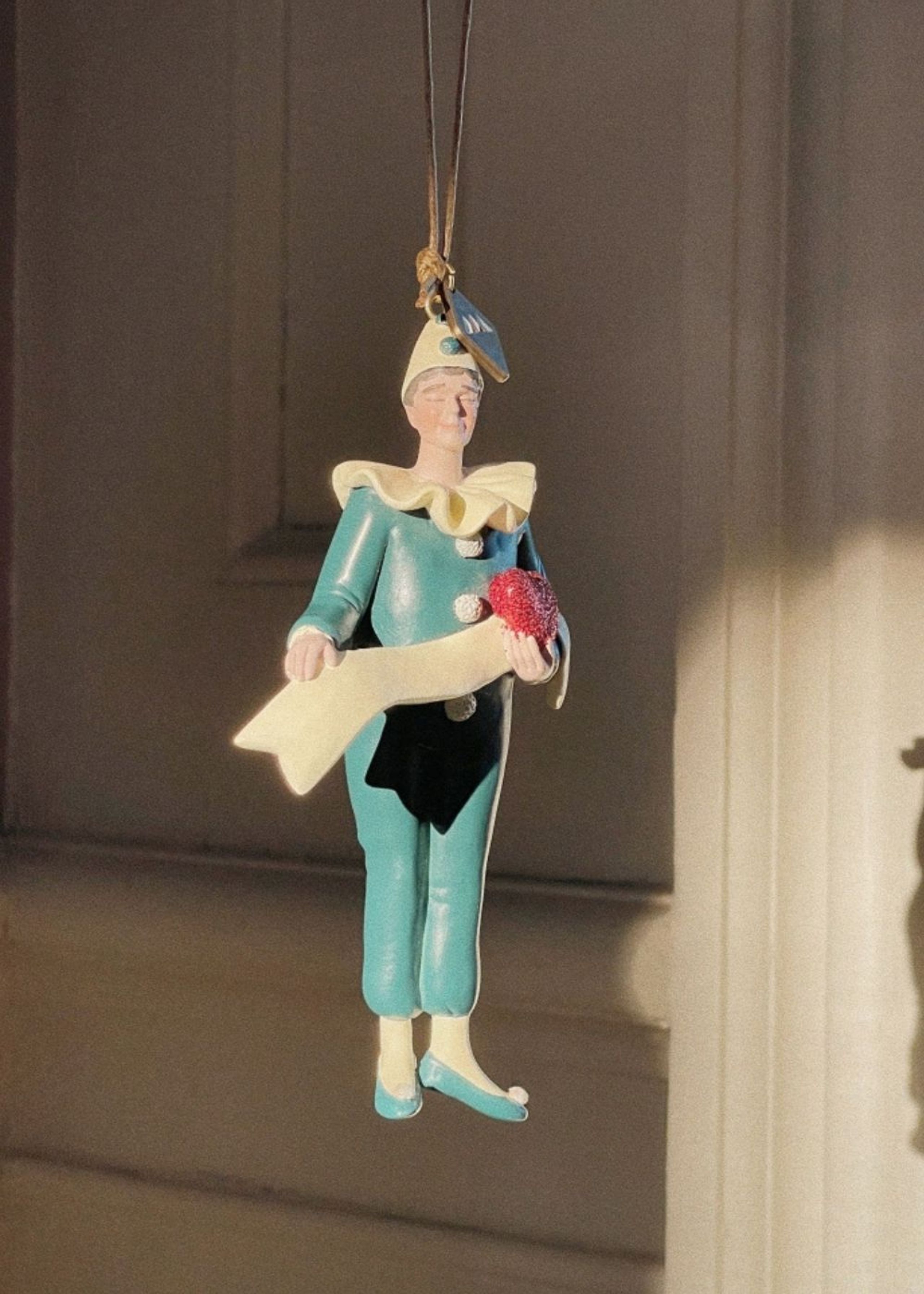 Konges Sløjd - Weihnachtsschmuck - Christmas Clown Coeur - Multi