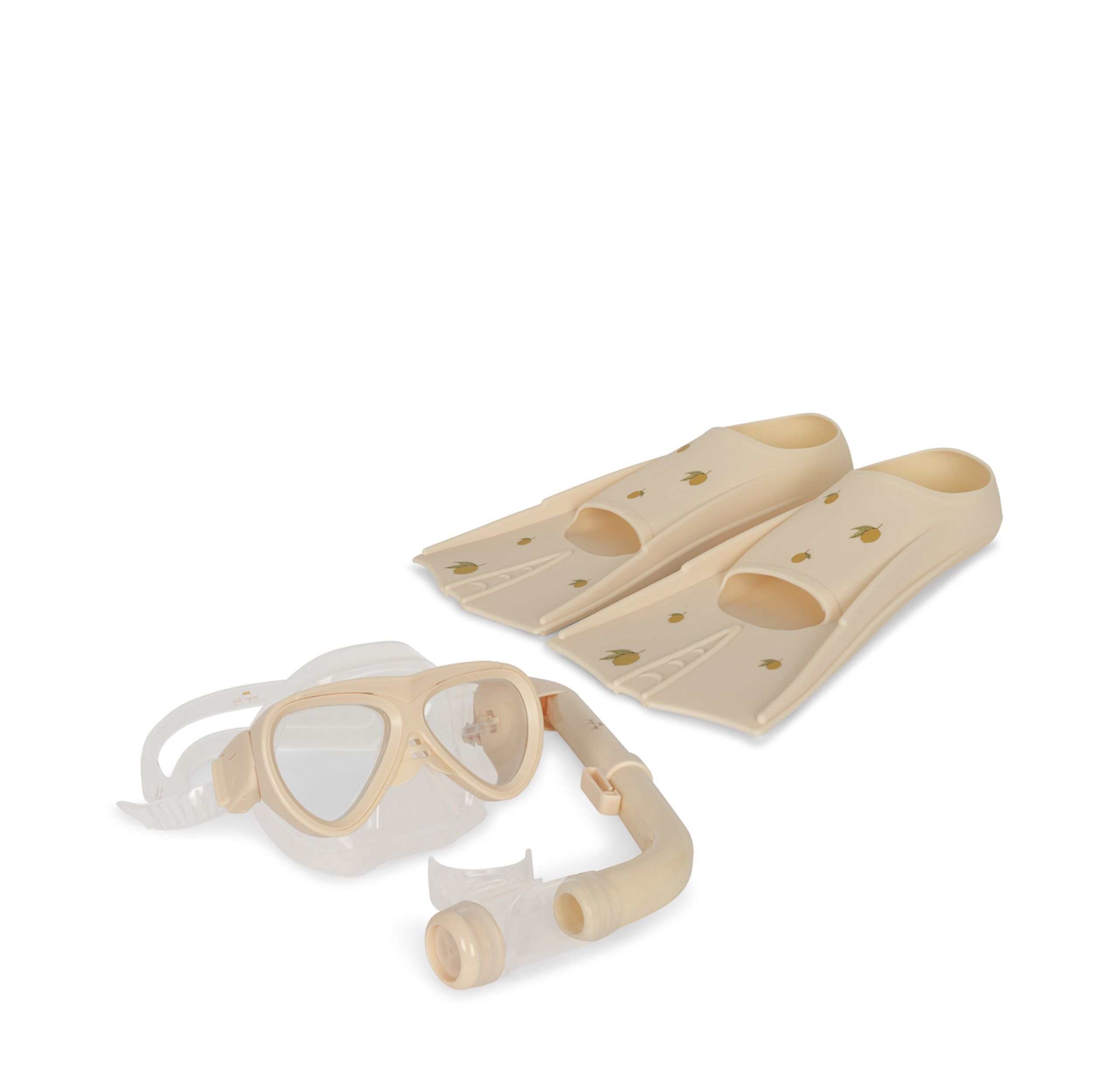 Konges Sløjd - Hračky do kúpeľa - Mello Snorkel Set - LEMON