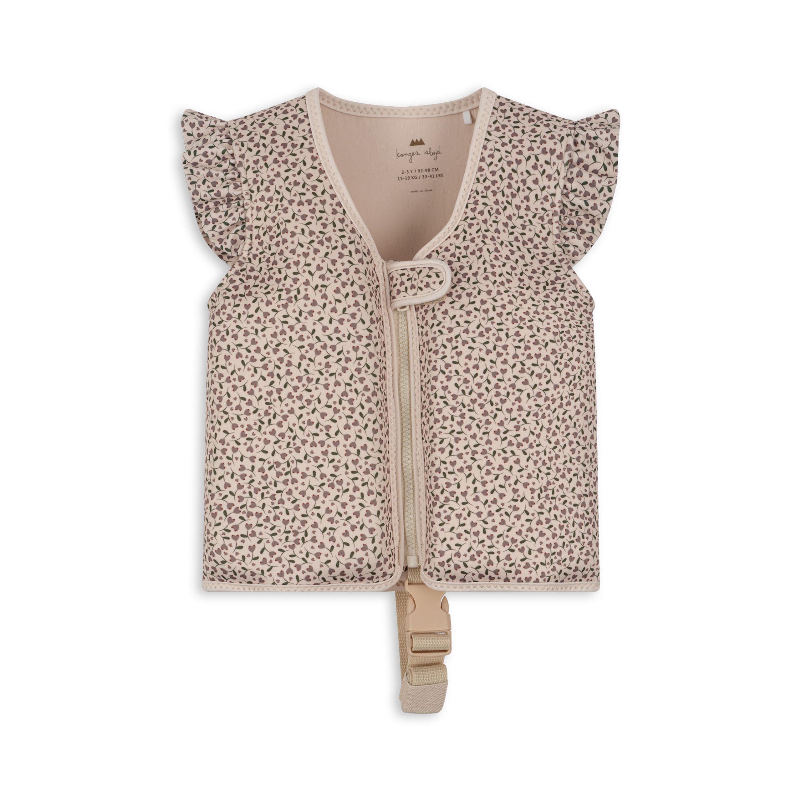 Konges Sløjd - Bath Toys - Neoprene Float Vest Frill - MILK TANK