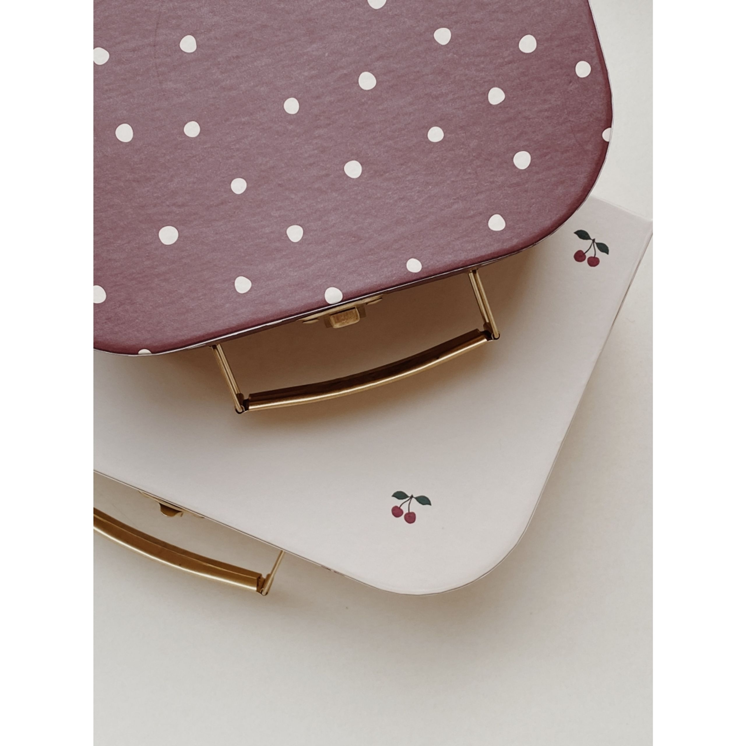 Konges Sløjd - Suitcase - 2 PACK SUITCASE - CHERRY/DOT