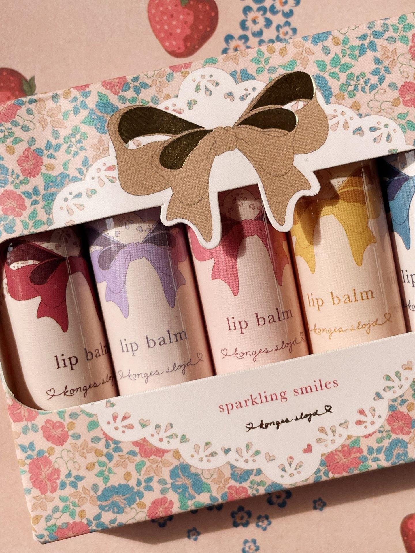 Konges Sløjd - Baume à lèvres - Lip Balm Glitter 5 pcs - MULTI