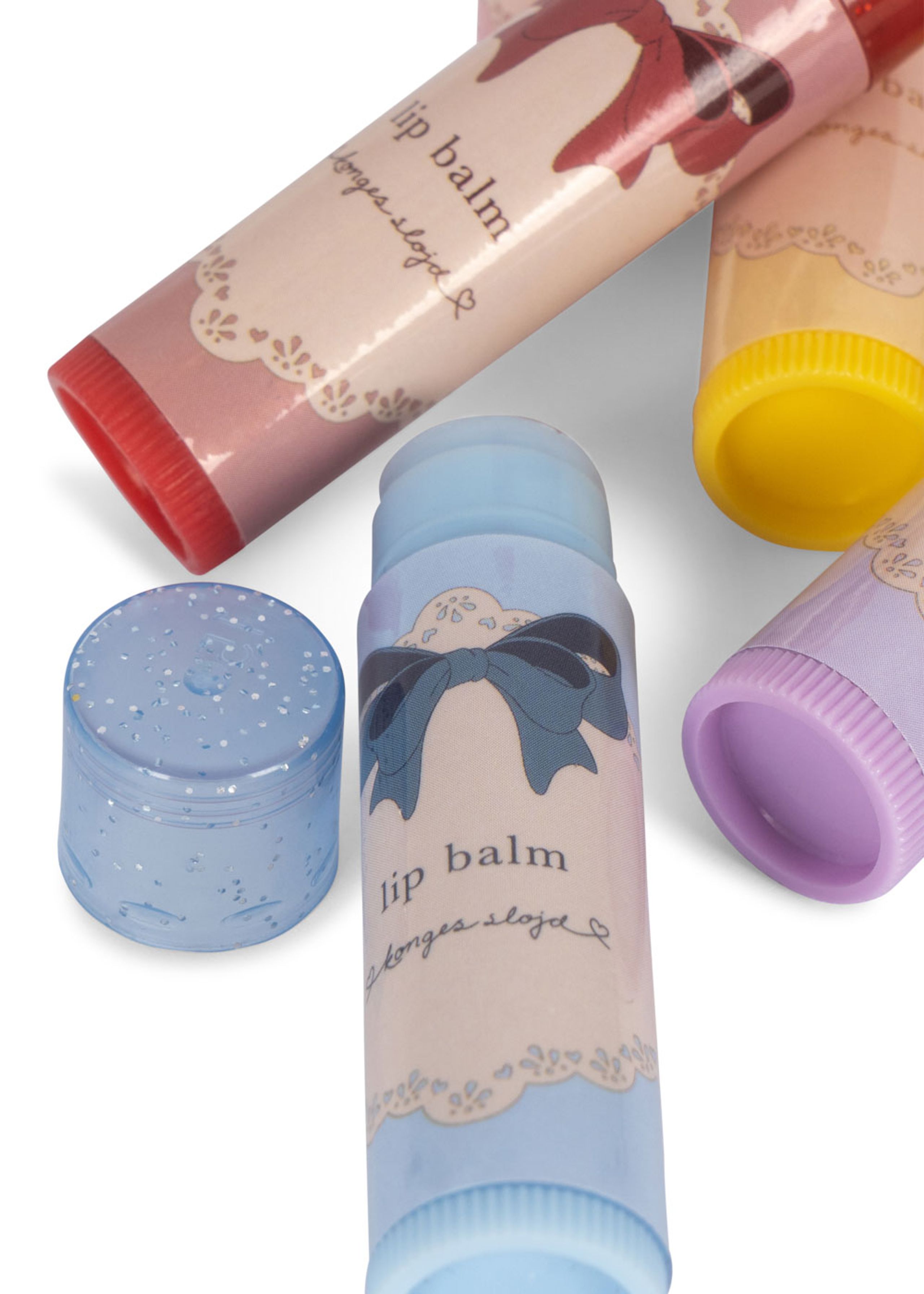 Konges Sløjd - Baume à lèvres - Lip Balm Glitter 5 pcs - MULTI
