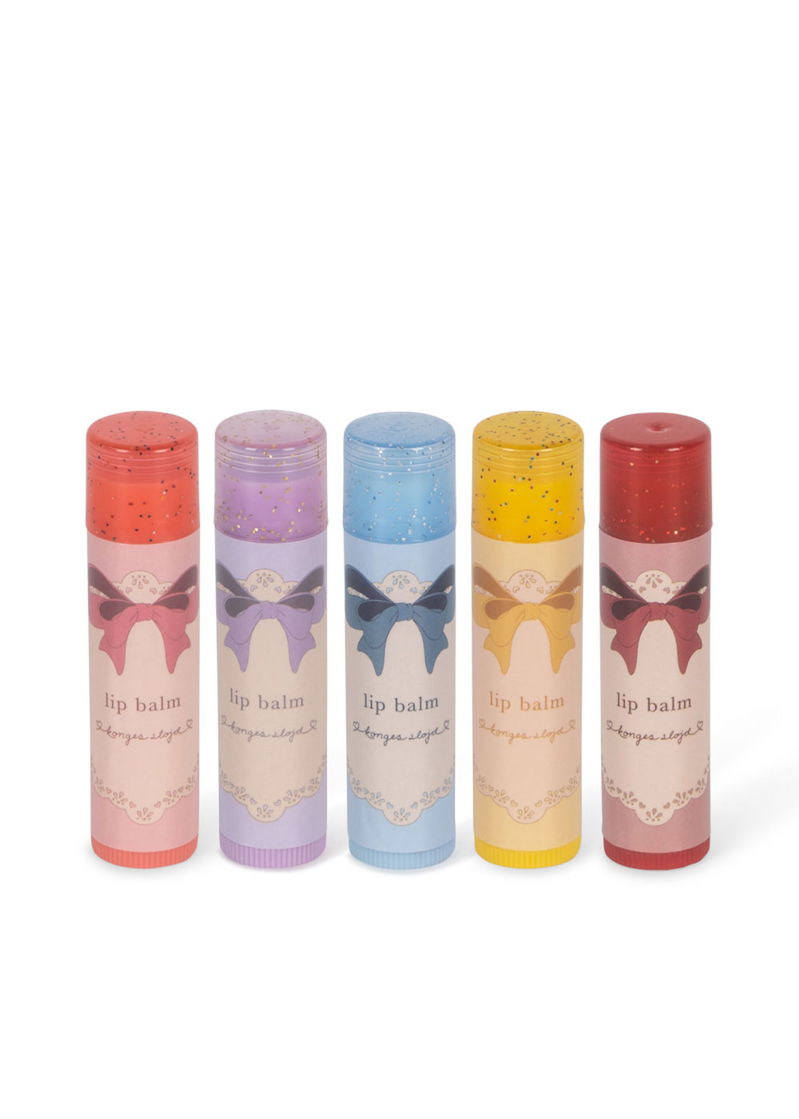 Konges Sløjd - Baume à lèvres - Lip Balm Glitter 5 pcs - MULTI
