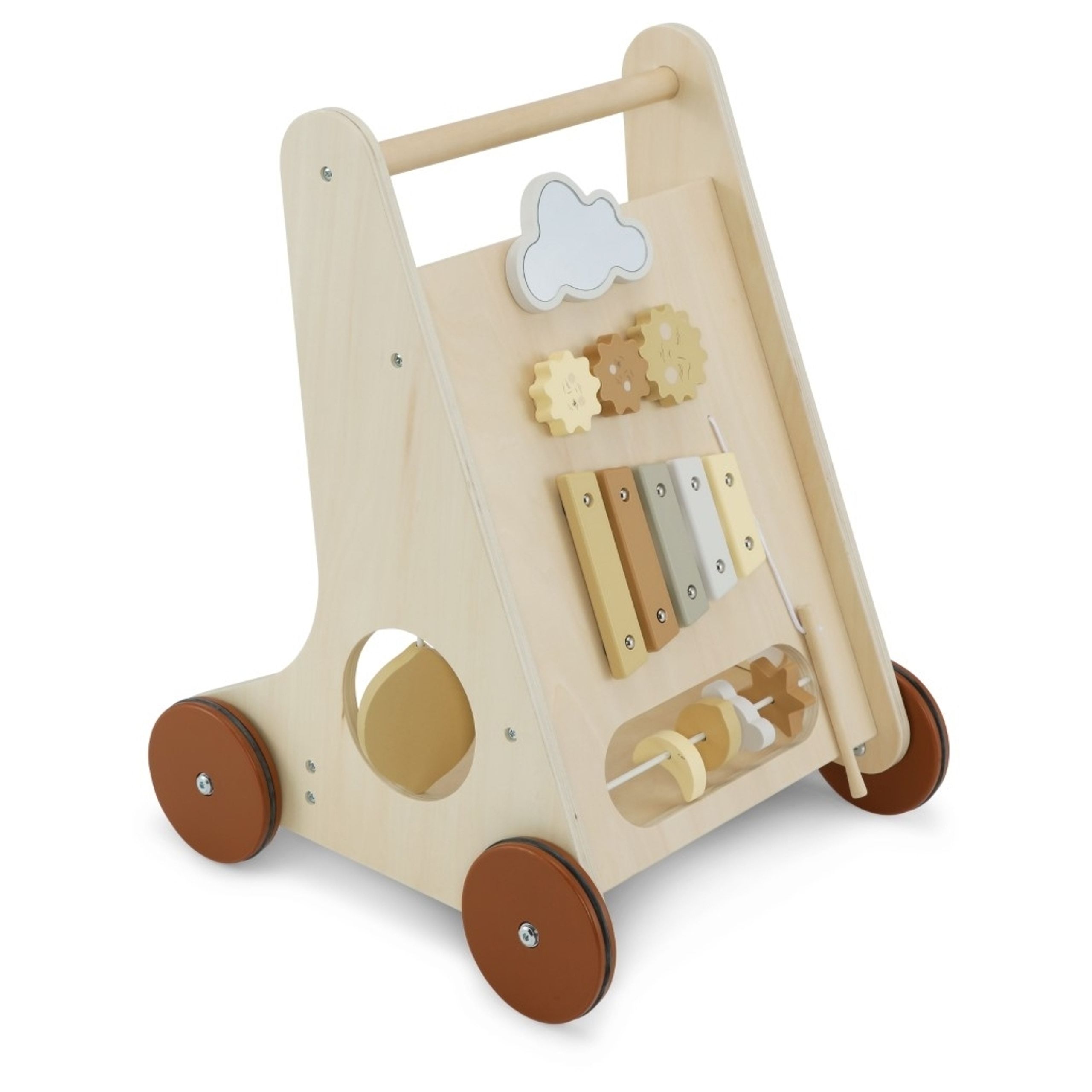 Konges Sløjd - Spielzeug - ACTIVITY WALK WAGON FSC - NATURE