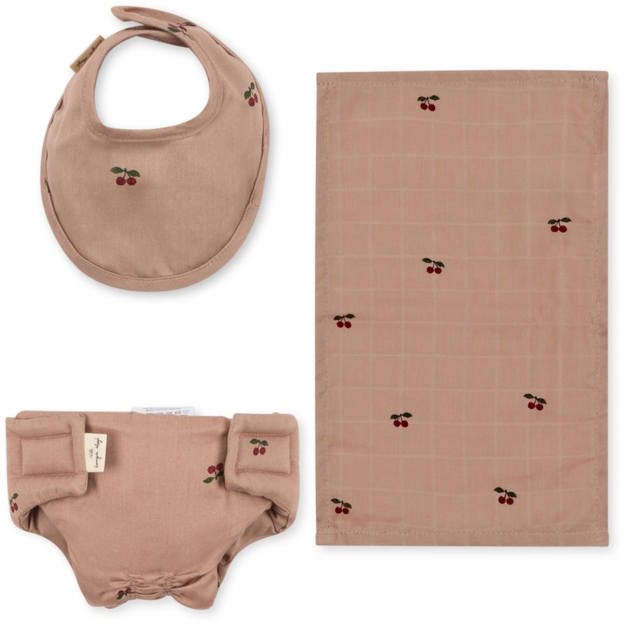Konges Sløjd - Spielzeug - DOLL NURSERY SET - CHERRY BLUSH