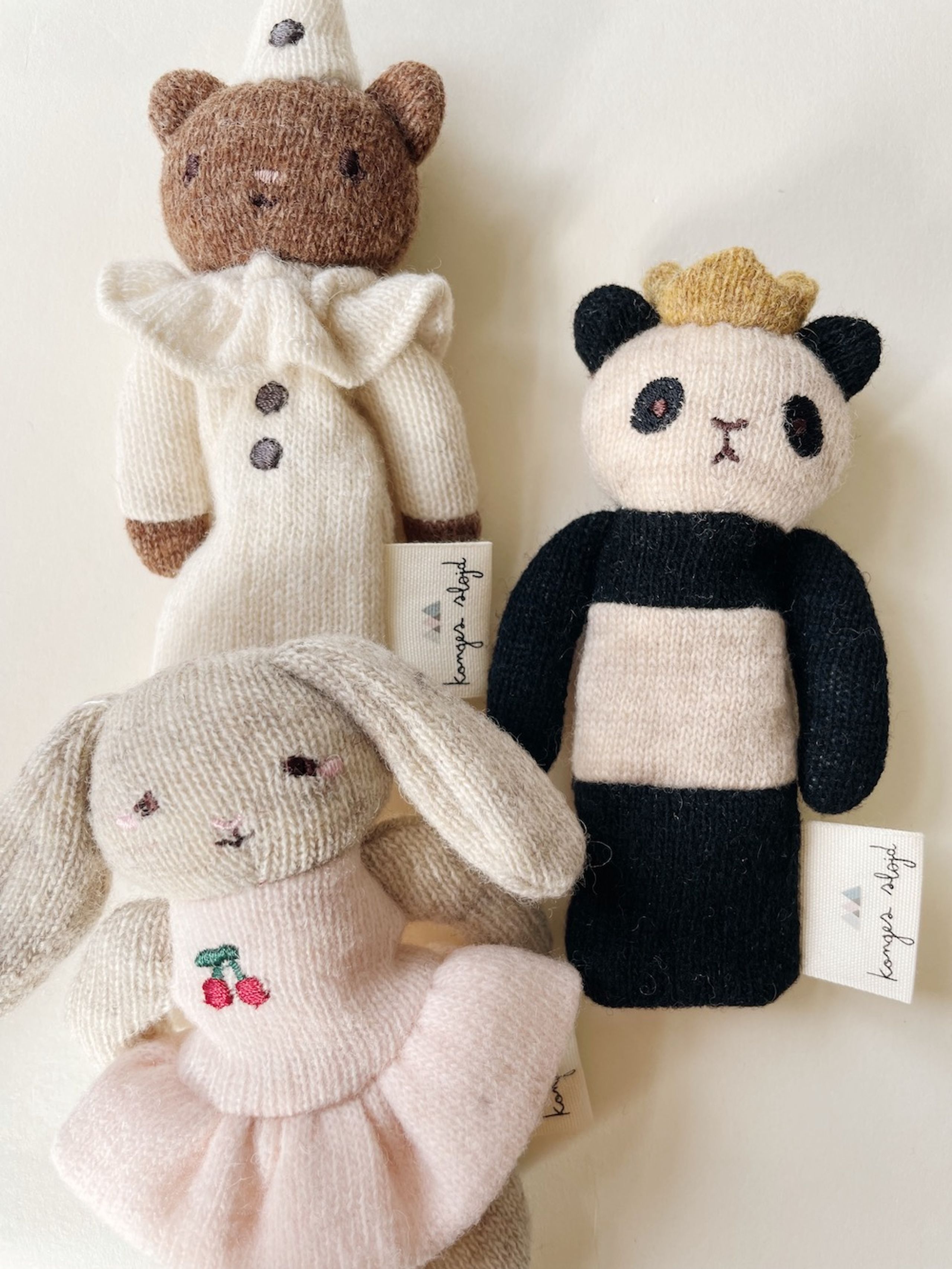 Konges Sløjd - Legetøj - 3 Pack Finger Puppets - MULTI