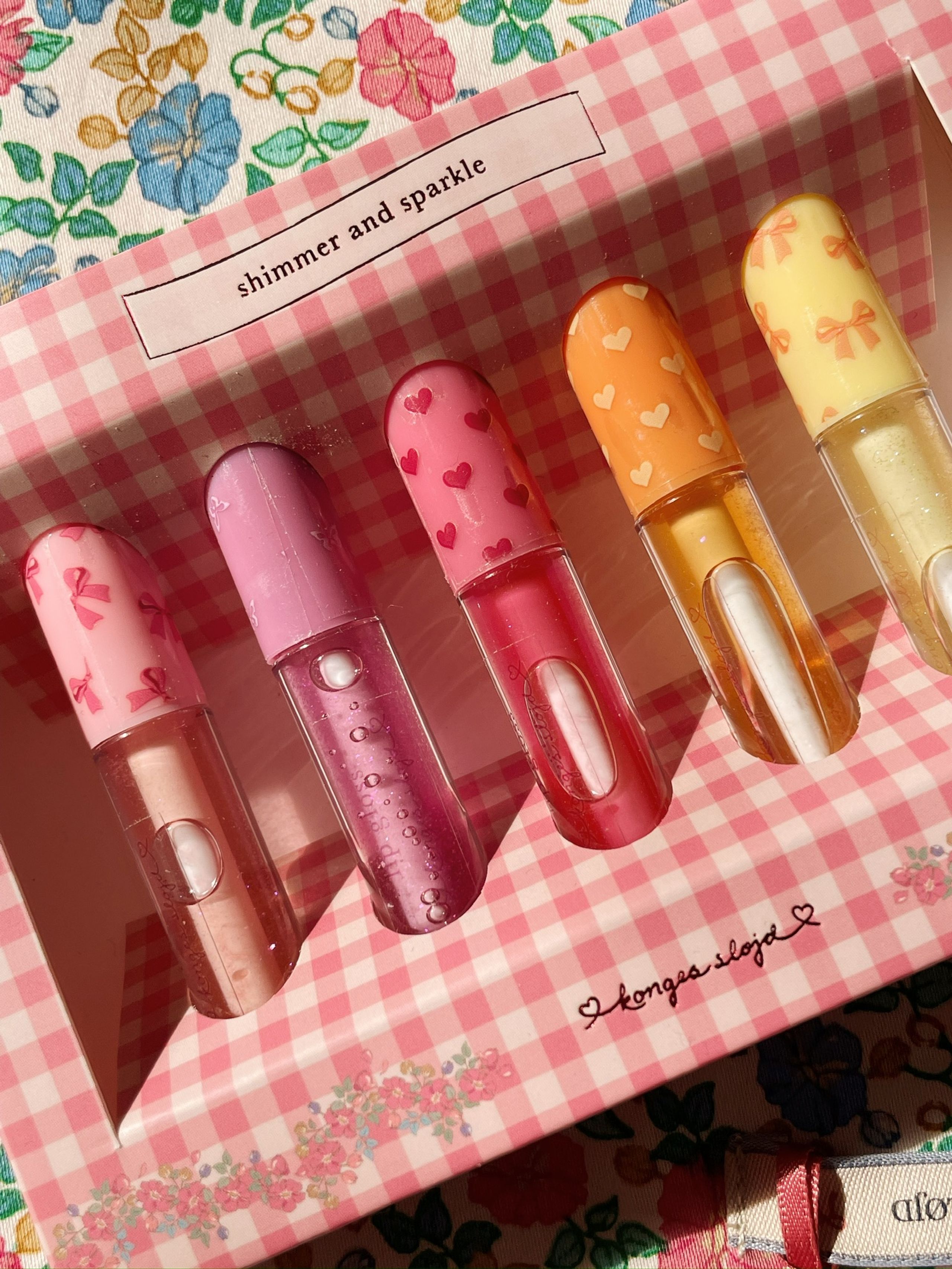 Konges Sløjd - Spielzeug - Glitter Lip Gloss - MULTI