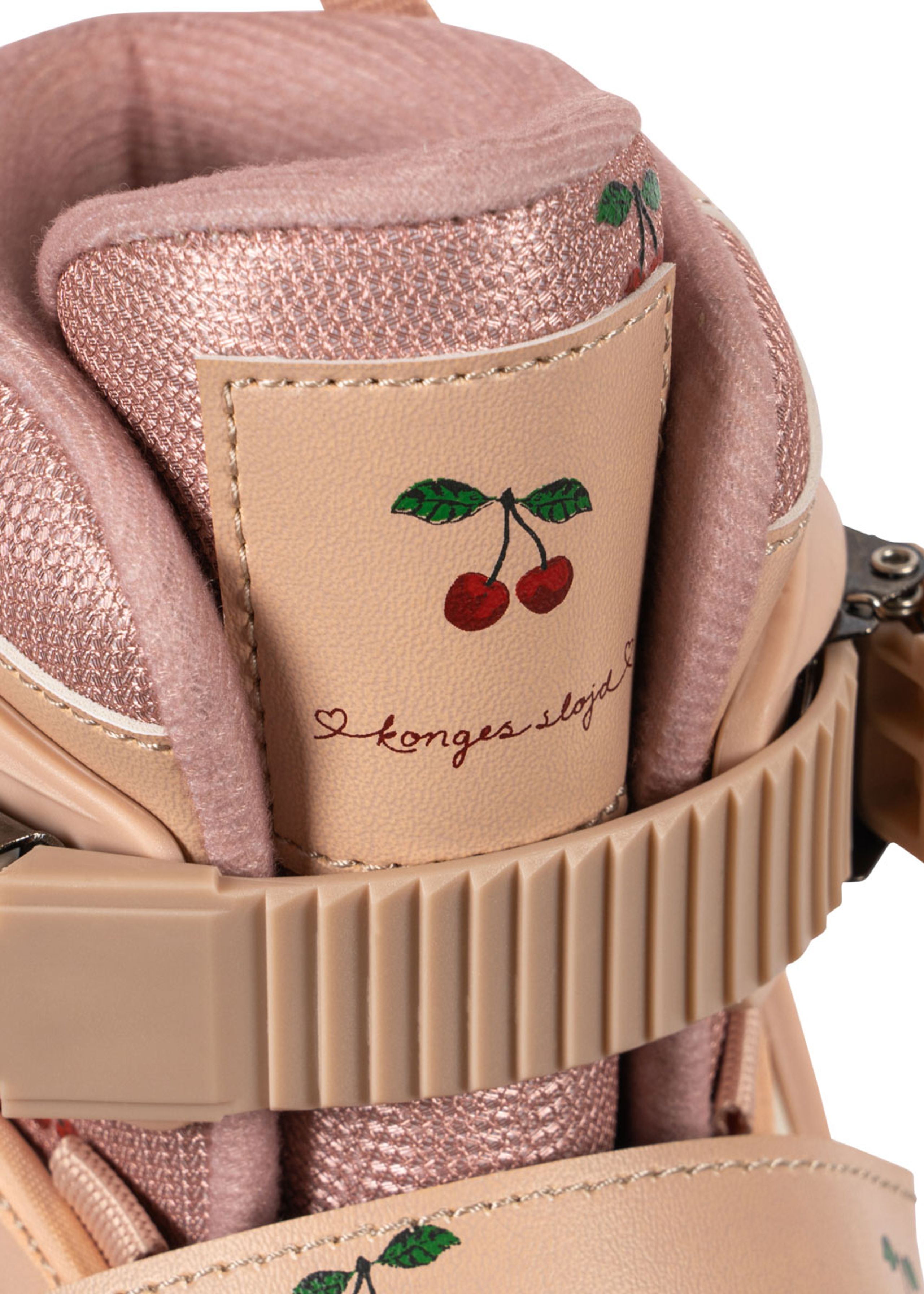 Konges Sløjd - Zabawki - Light Up Roller Skates - CHERRY BLUSH