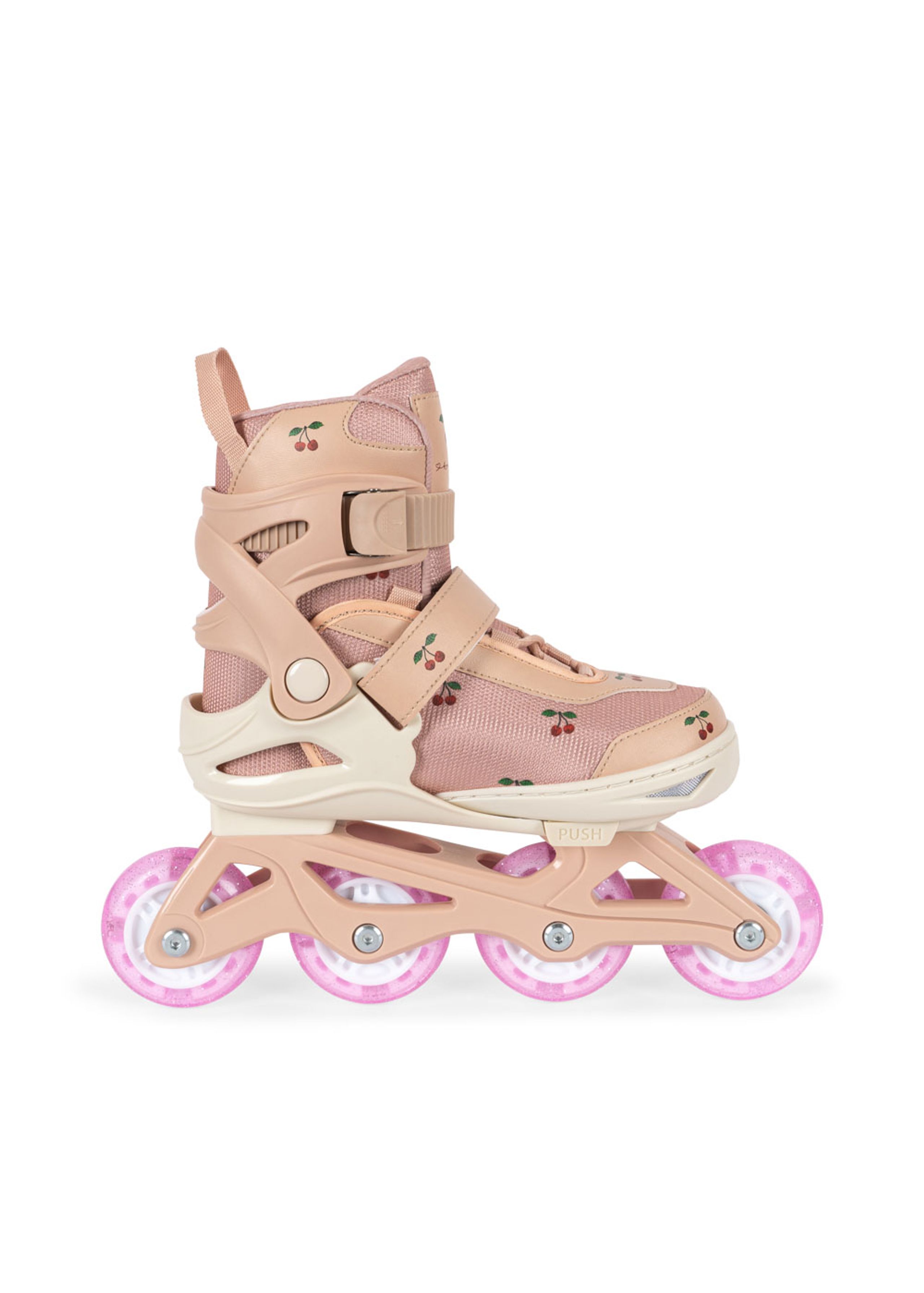 Konges Sløjd - Zabawki - Light Up Roller Skates - CHERRY BLUSH