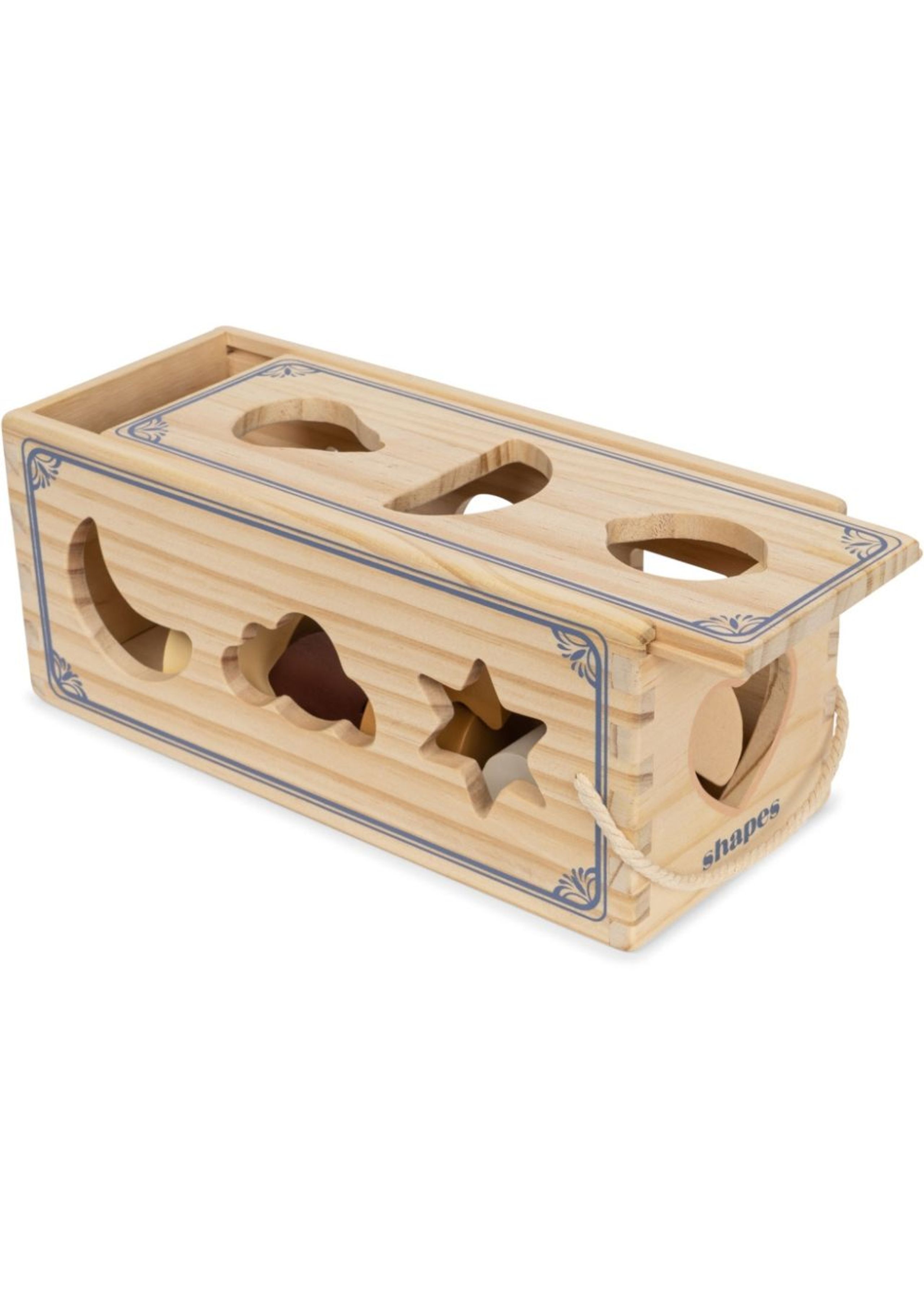Konges Sløjd - Toys - Moon-Cloud And Star Shape Sorter - Multi