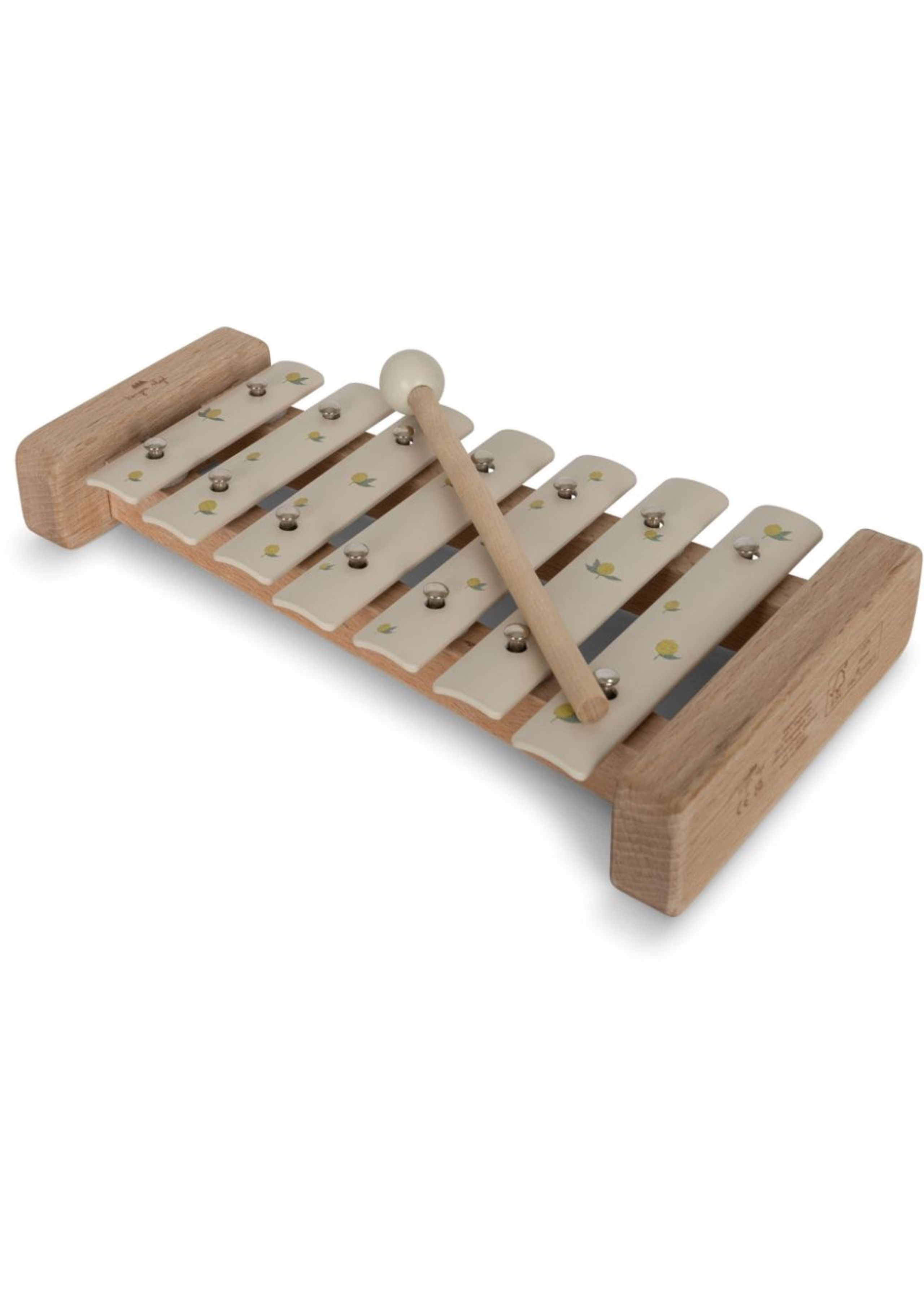 Konges Sløjd - Hudební sada - Wooden Music Xylophone - Lemon