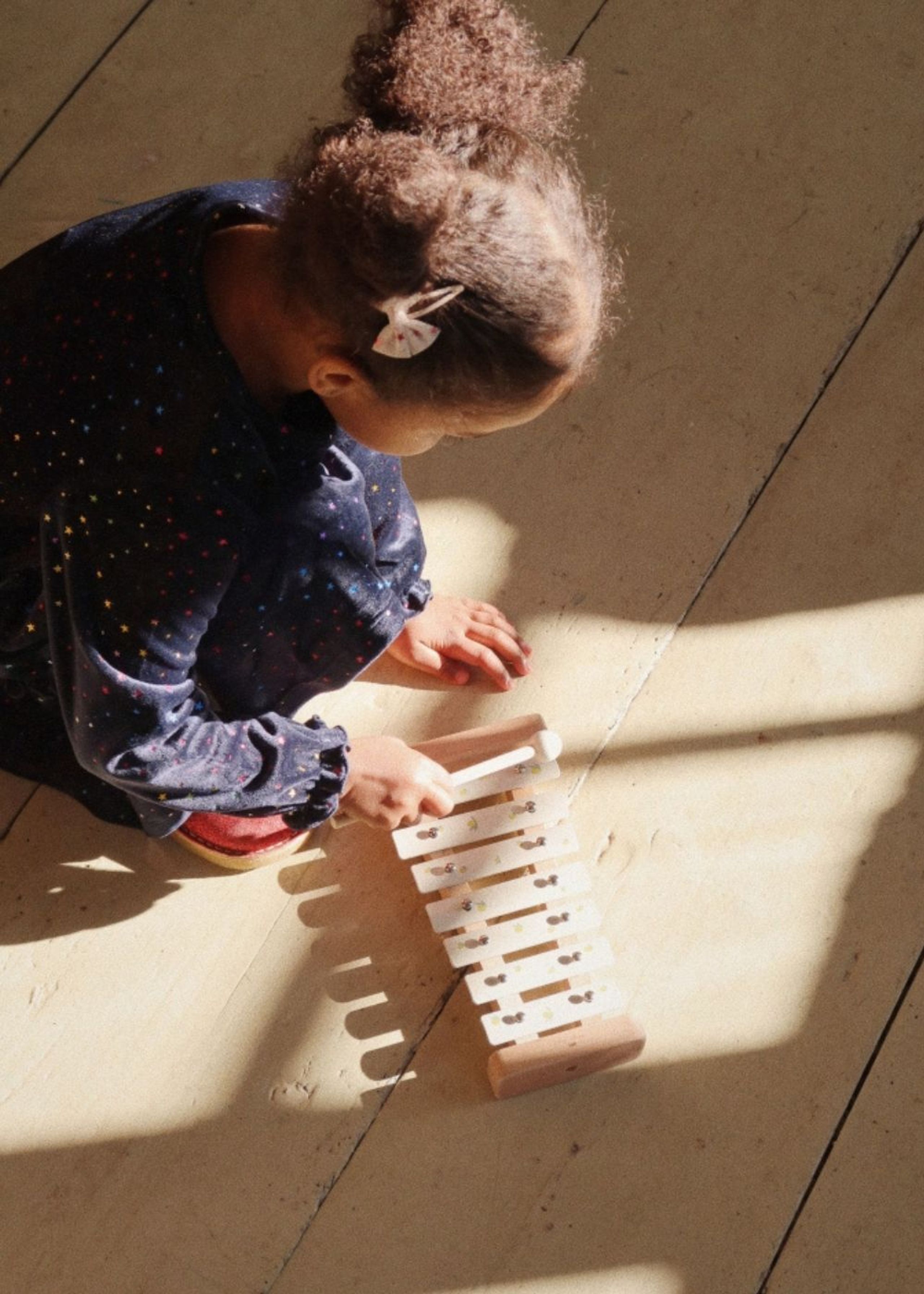 Konges Sløjd - Hudební sada - Wooden Music Xylophone - Lemon