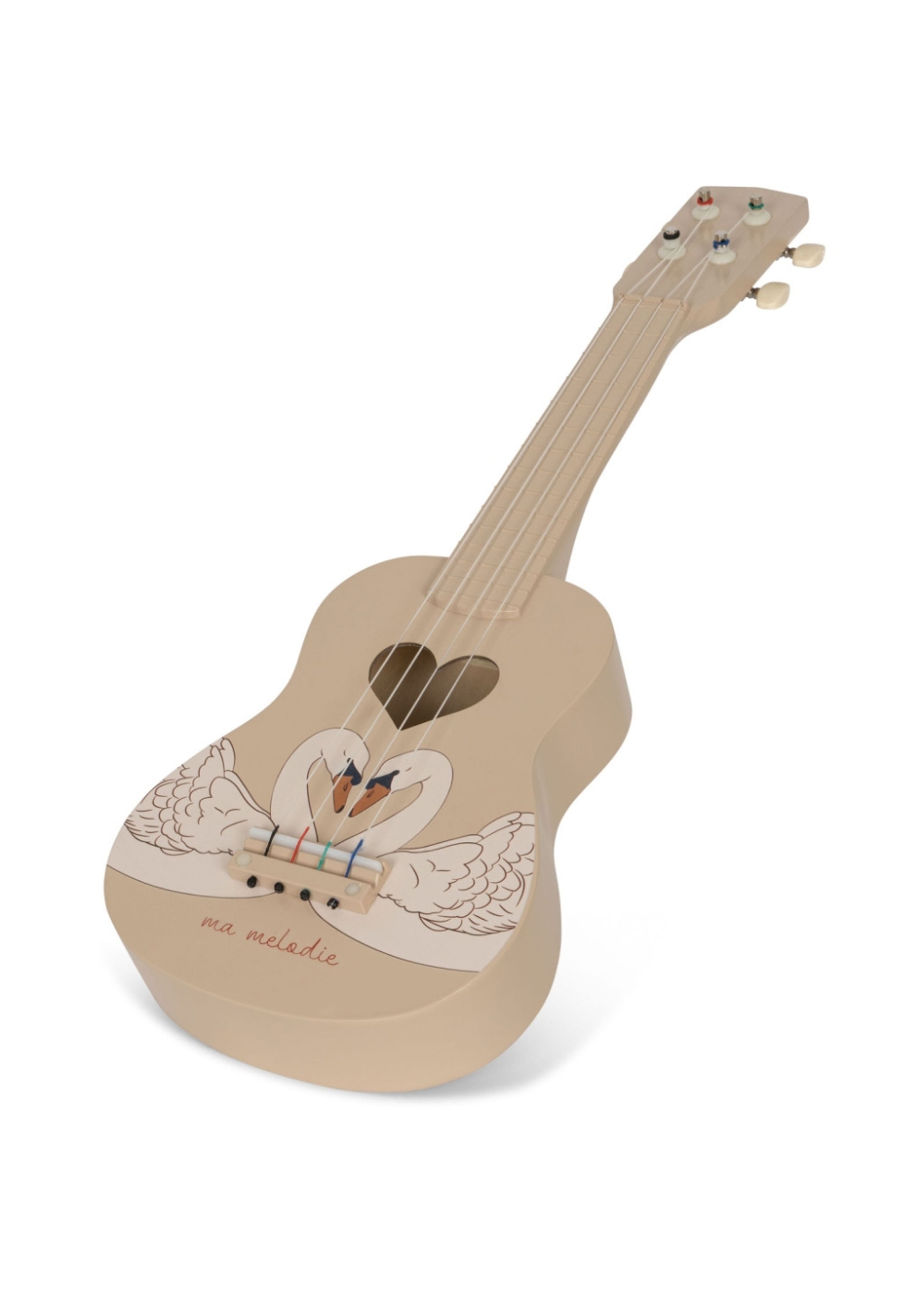 Konges Sløjd - Hudební sada - Wooden Ukulele - SWAN