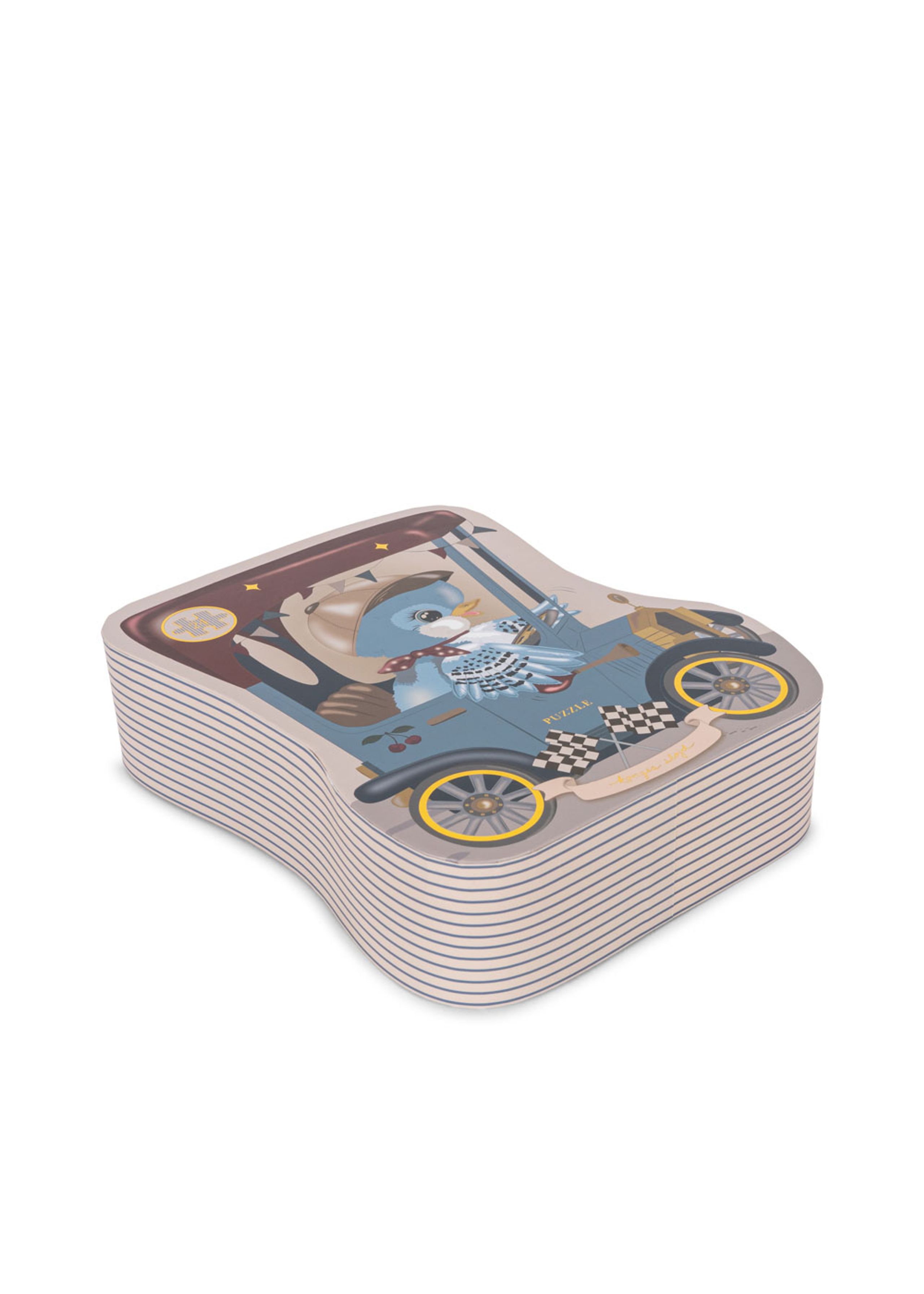 Konges Sløjd - Puzzles - Birdie Puzzle - CAR BIRDIE