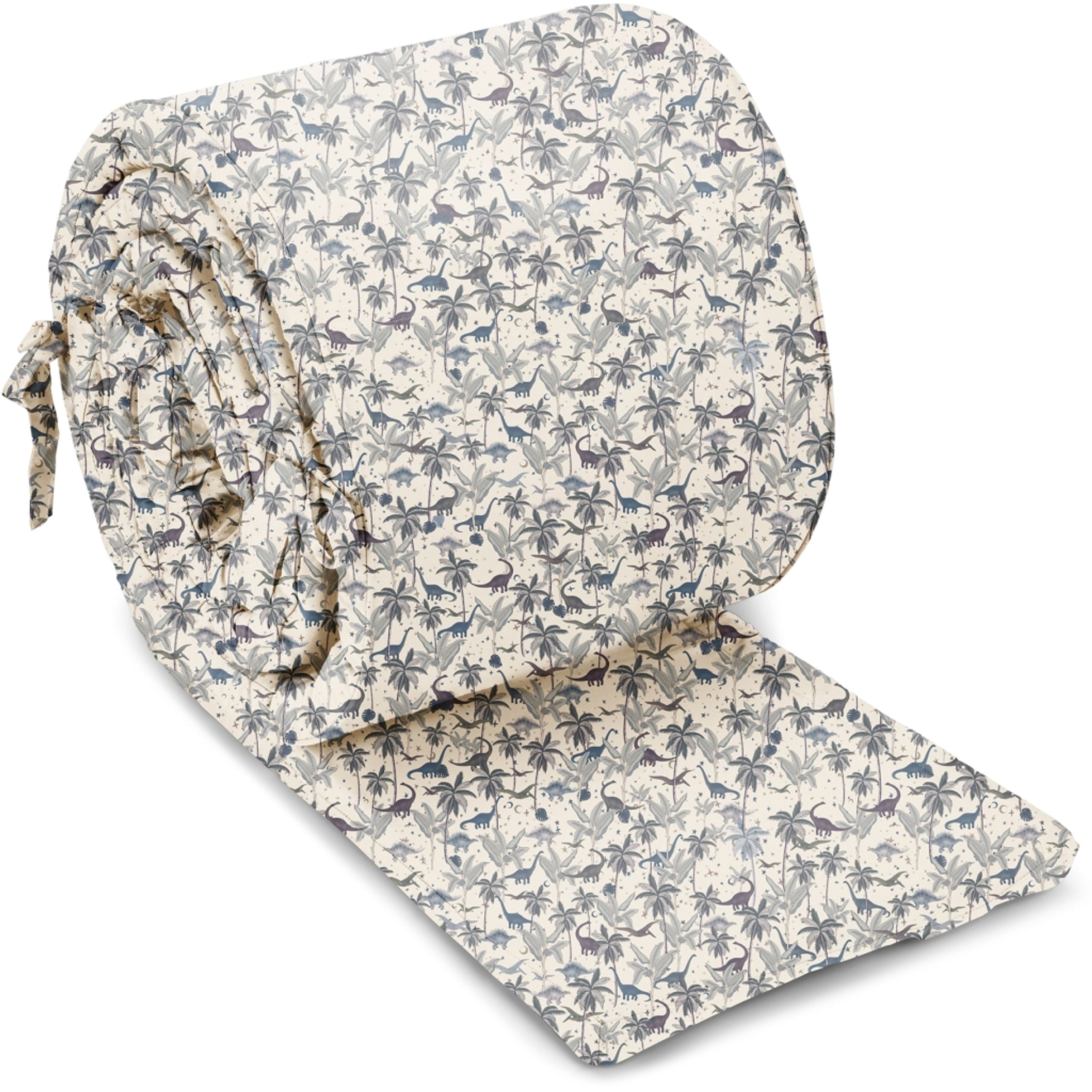 Konges Sløjd - Bettzeug - BED BUMPER - DINO BLUE