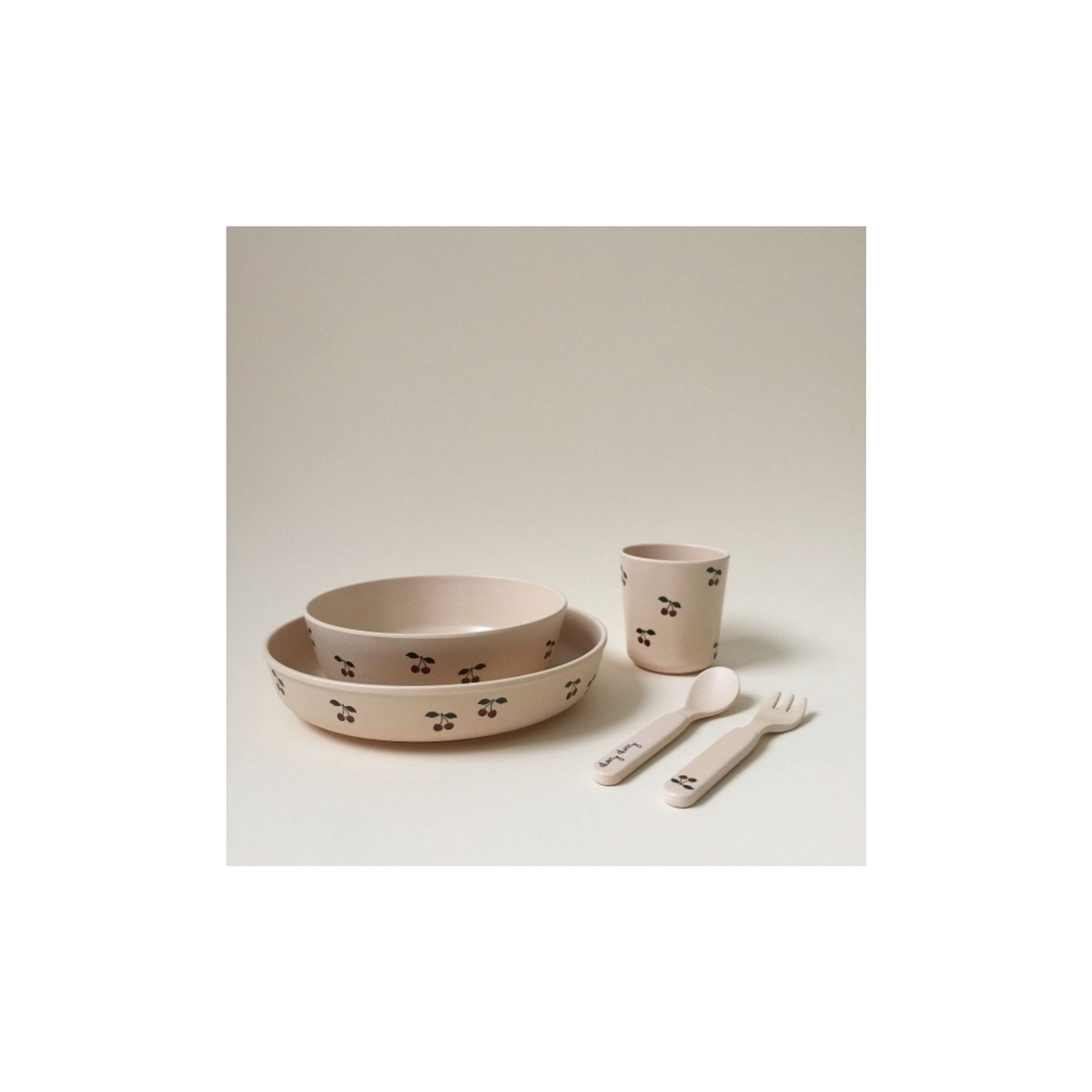 Konges Sløjd - Dining set - PLA DINNER SETS - Cherry