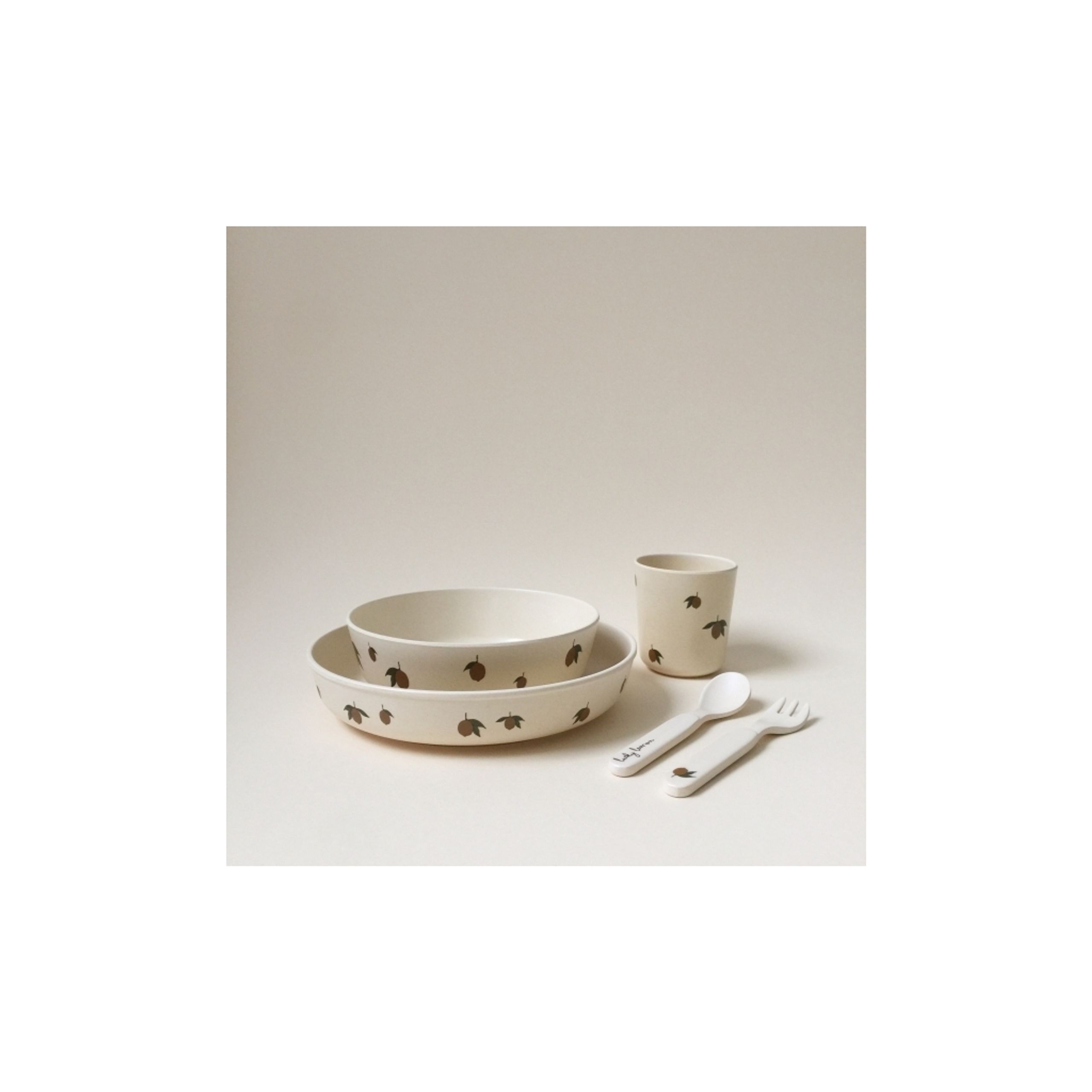 Konges Sløjd - Ensemble de salle à manger - PLA DINNER SETS - Lemon