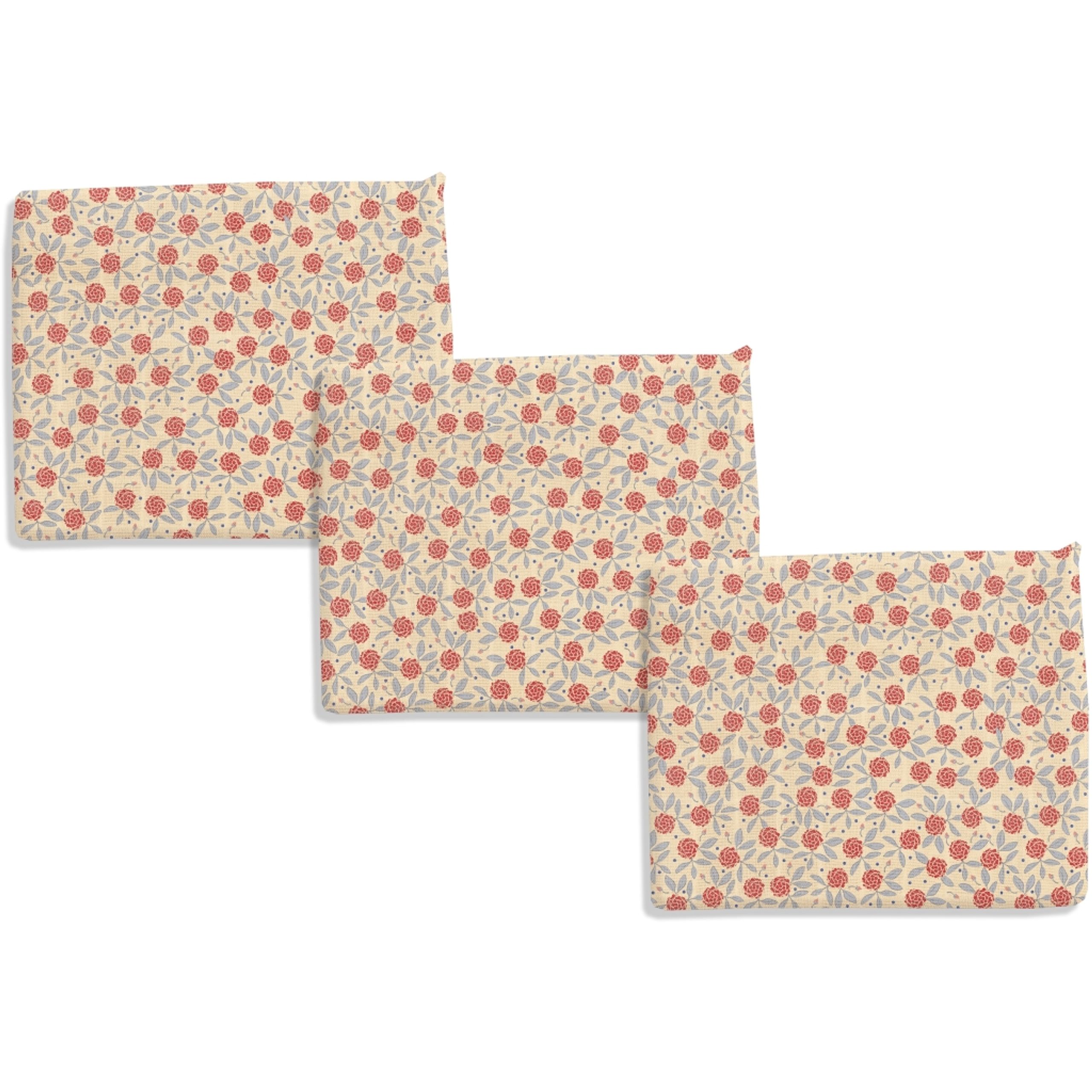 Konges Sløjd - Feuille de poussière - 3 PACK MUSLIN CLOTH - Fleur De Glace