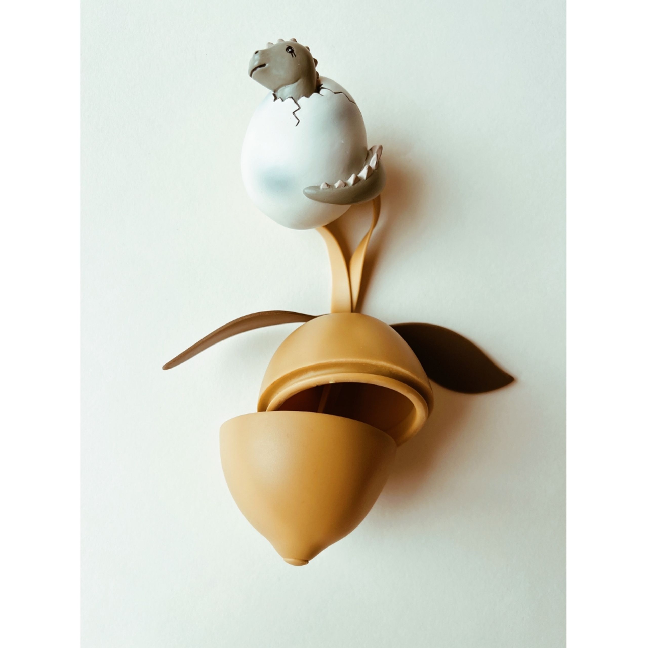 Konges Sløjd - Estojo de linho - SILICONE PACIFIER CASE LEMON - LEMON