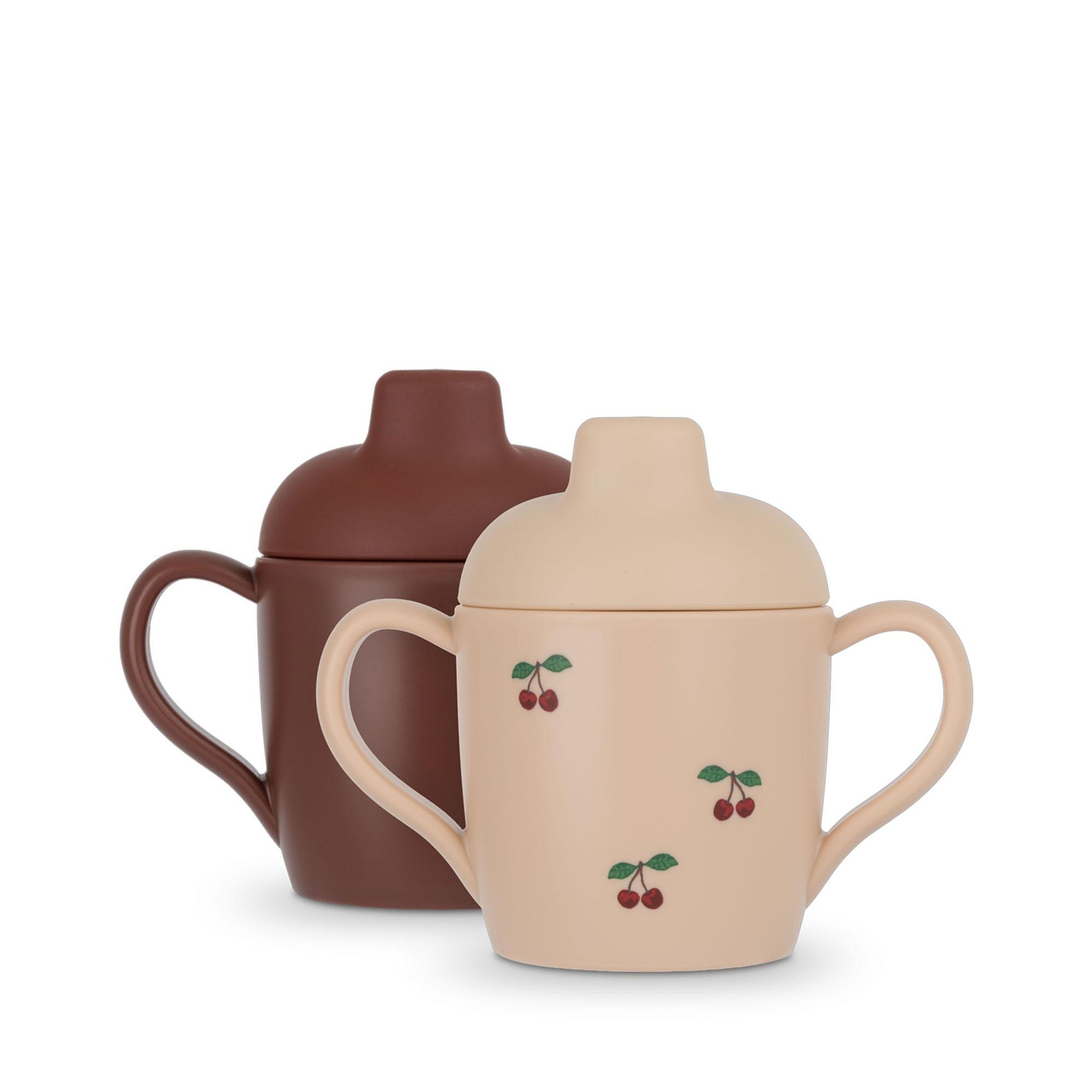 Konges Sløjd - Spout cup - Sippy Cup 2 Pack - Cherry