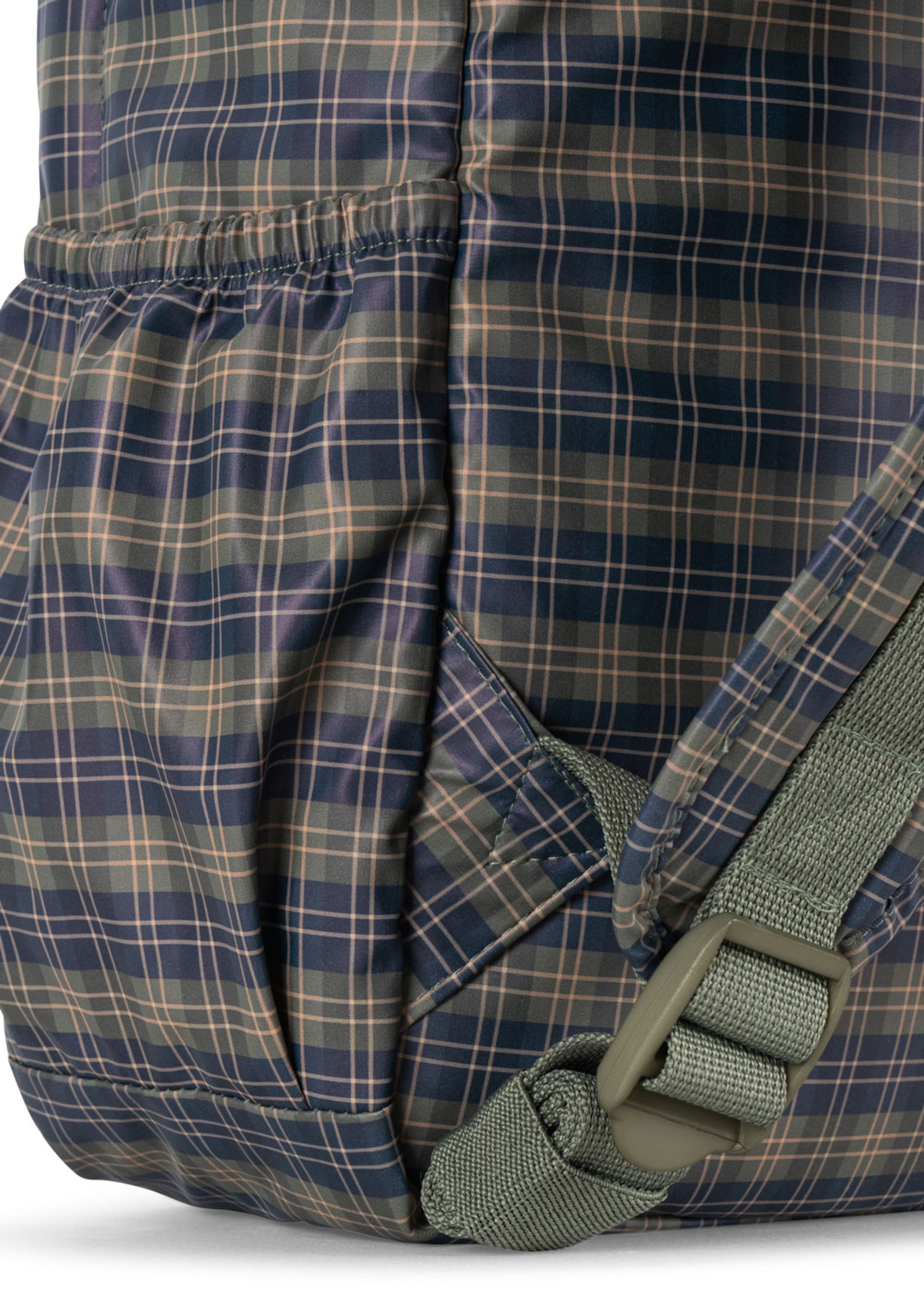 Konges Sløjd - Sklenice na víno - Rainy Kids Backpack Midi - LAUREL BLUE CHECK