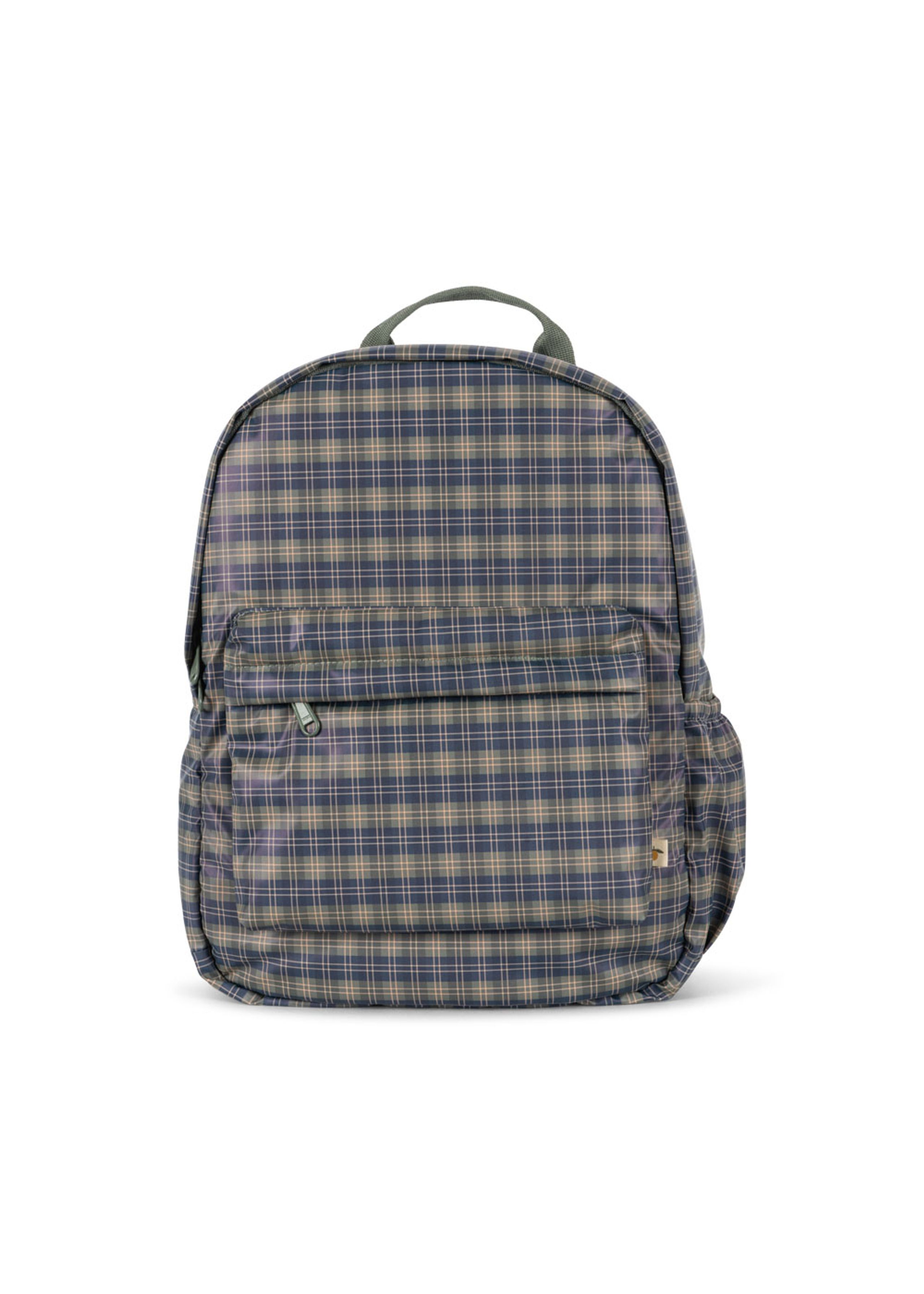 Konges Sløjd - Sklenice na víno - Rainy Kids Backpack Midi - LAUREL BLUE CHECK