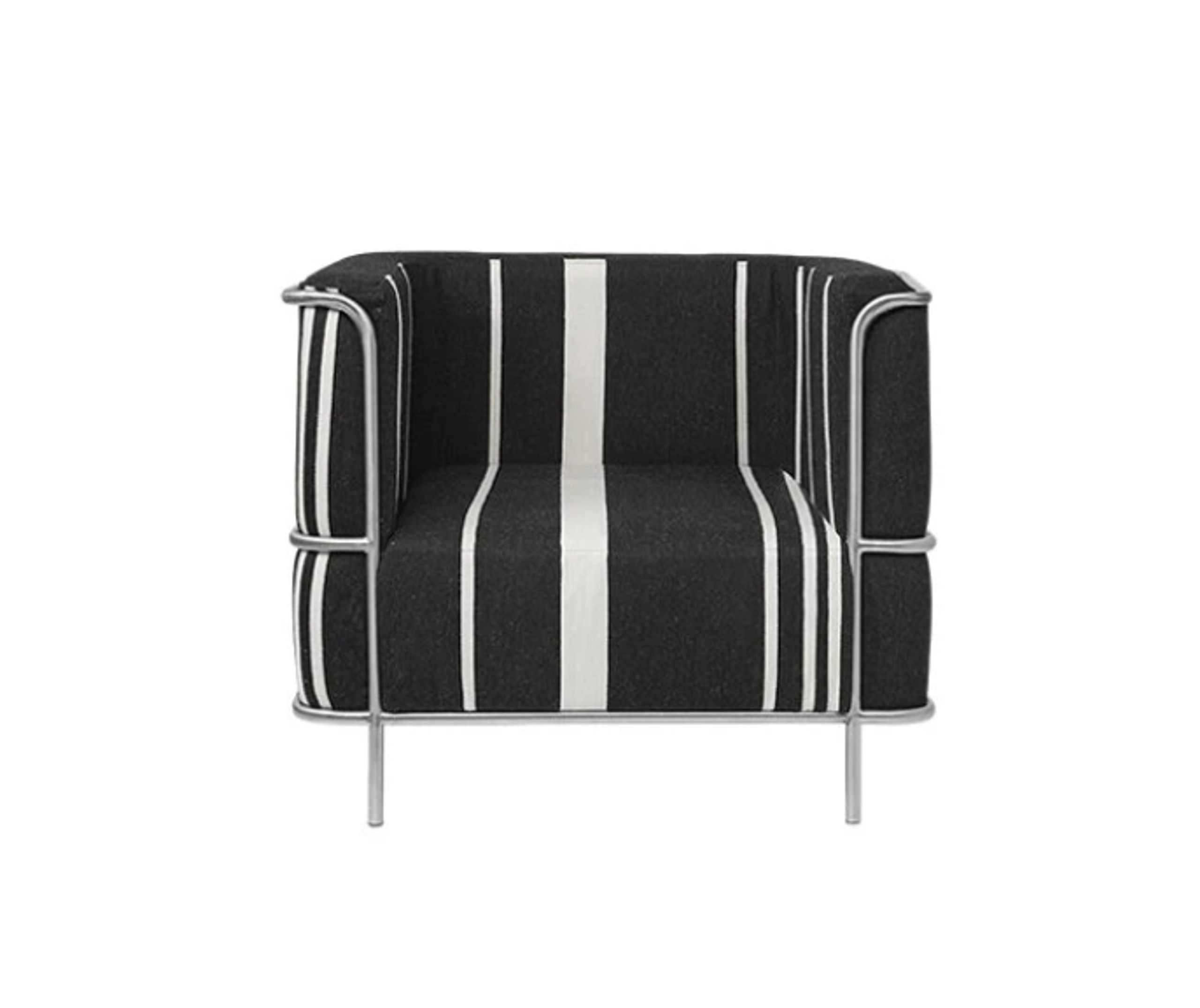Kristina Dam - Fauteuil - Modernist Lounge Chair - Black - Gabriel Savak Textile