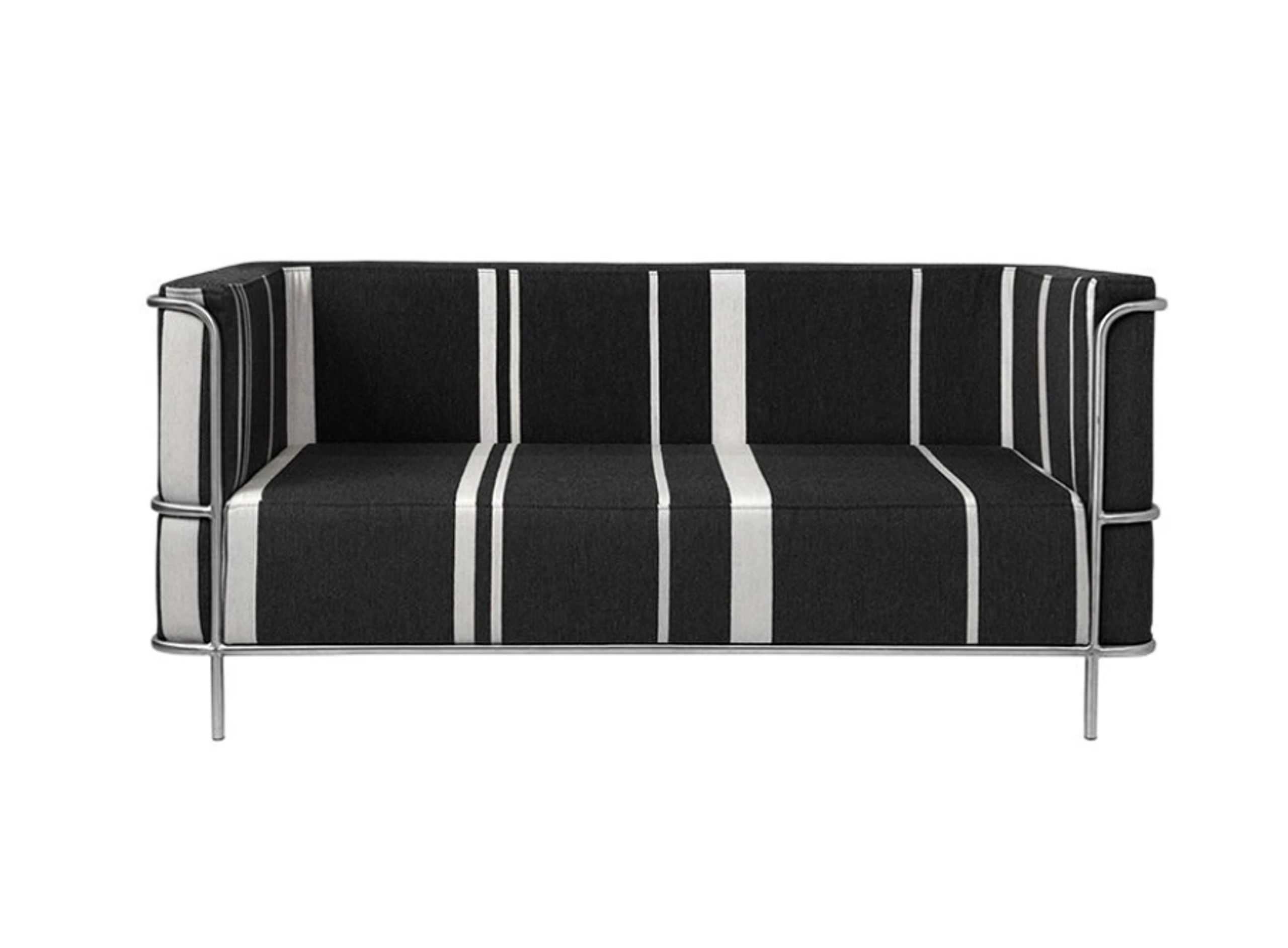 Kristina Dam - Couch - Modernist Sofa 2-Seater - Black Gabriel Savak Textile