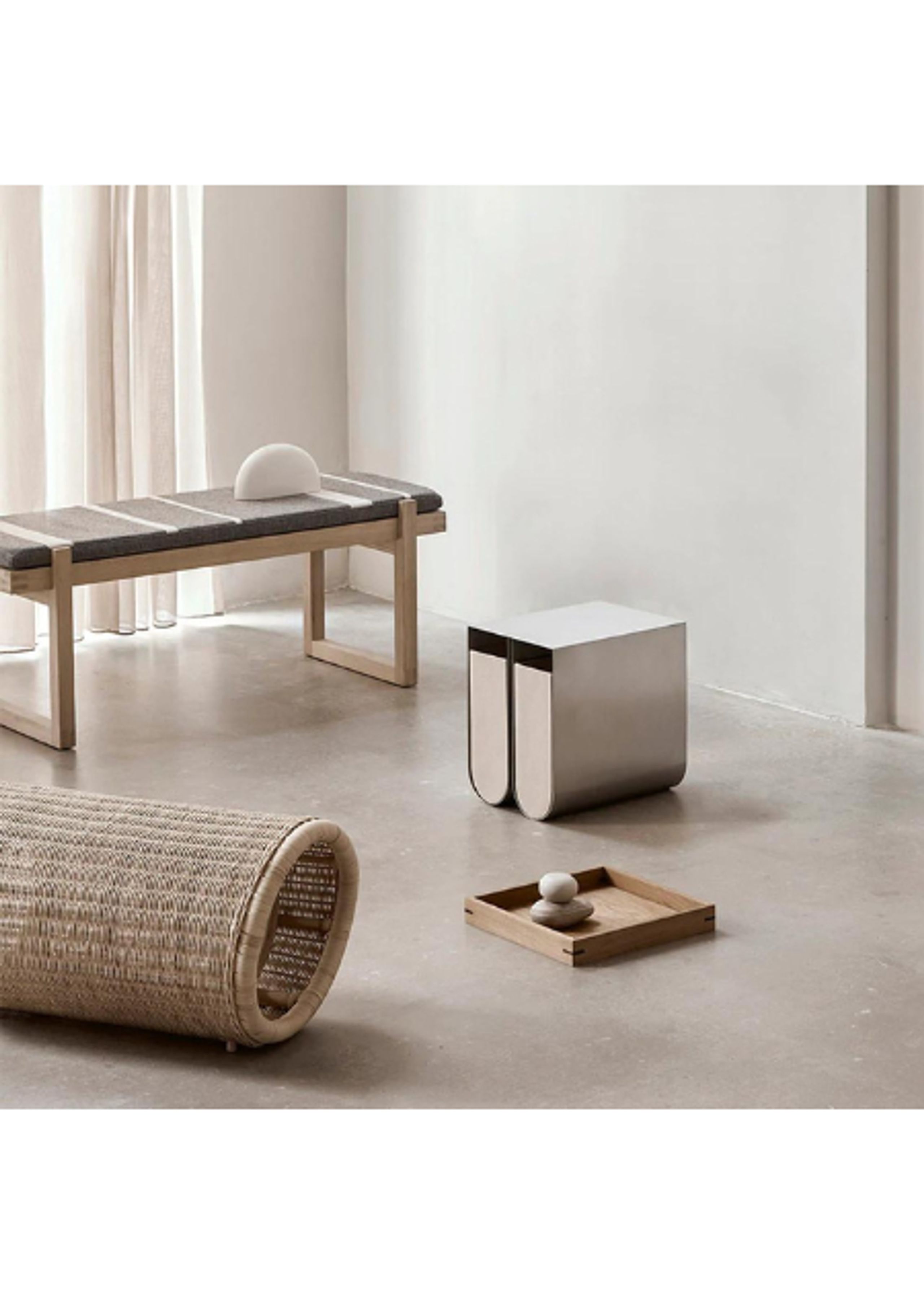 Kristina Dam Studio - Tray - Japanese Tray - Oiled Oak - Small