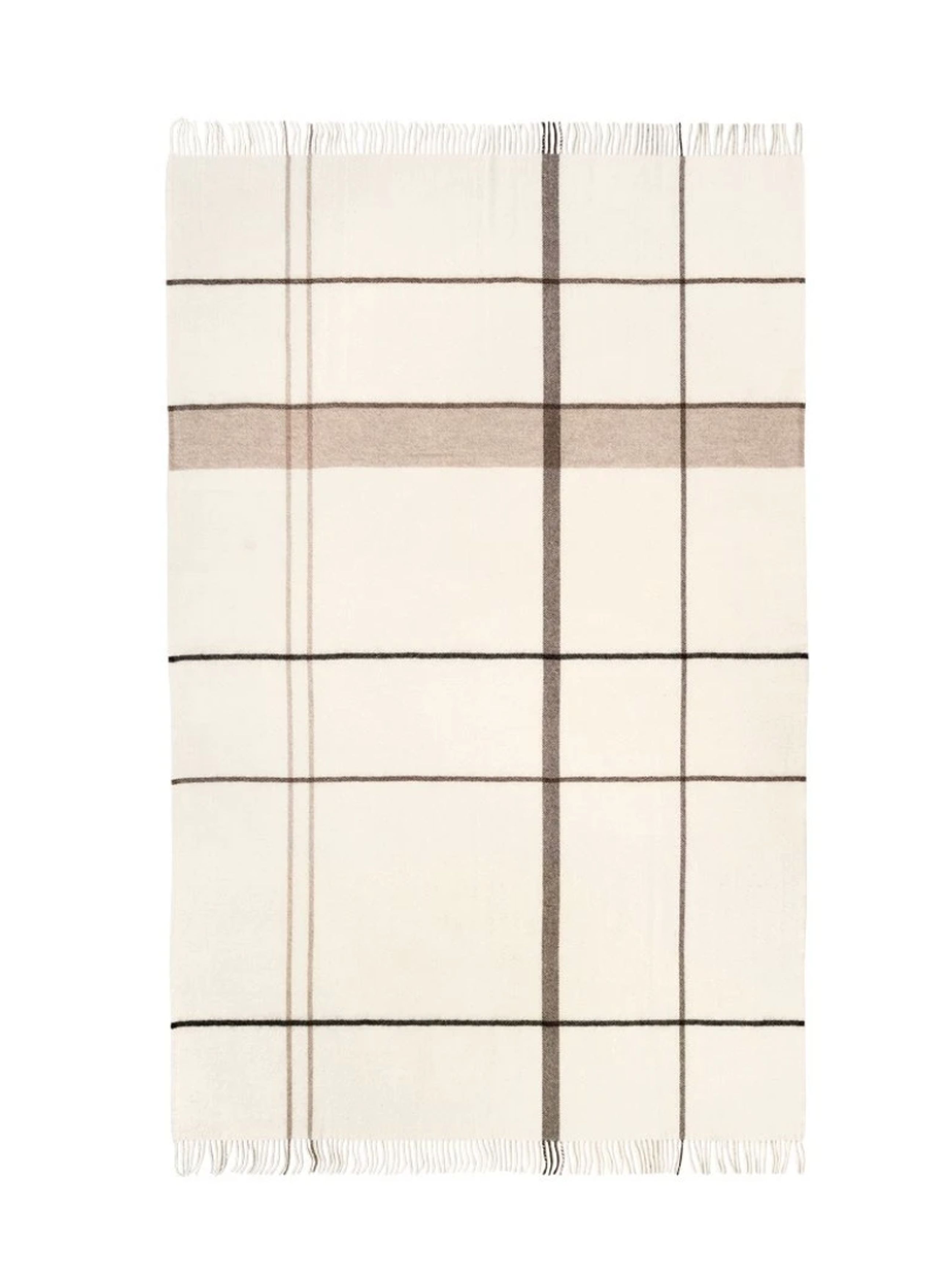 Kristina Dam Studio - Sjaal - Gradient Throw - Natural Beige