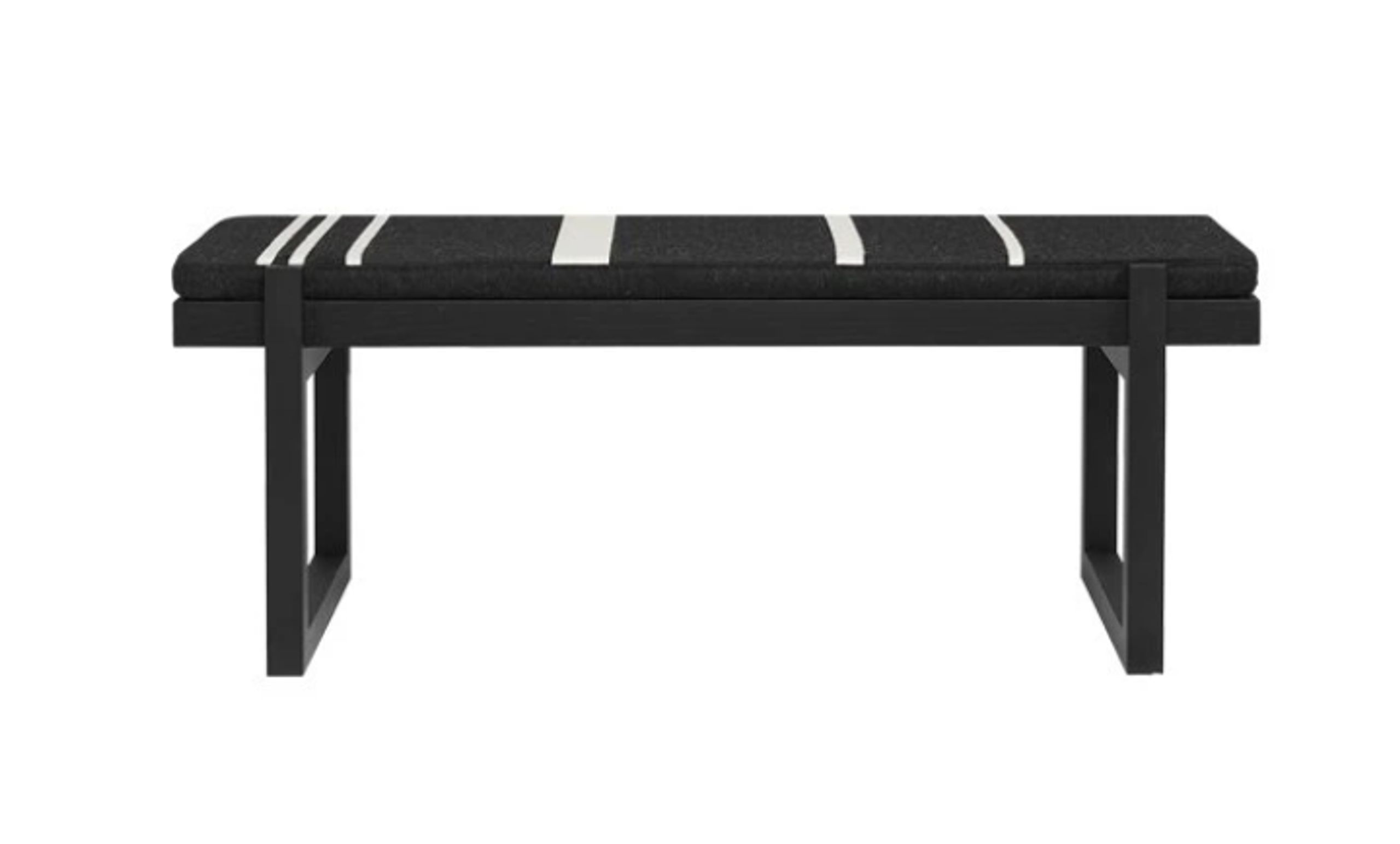 Kristina Dam Studio - Matratze - Minimal Bench Mattress - Black - Gabriel Savak Textile