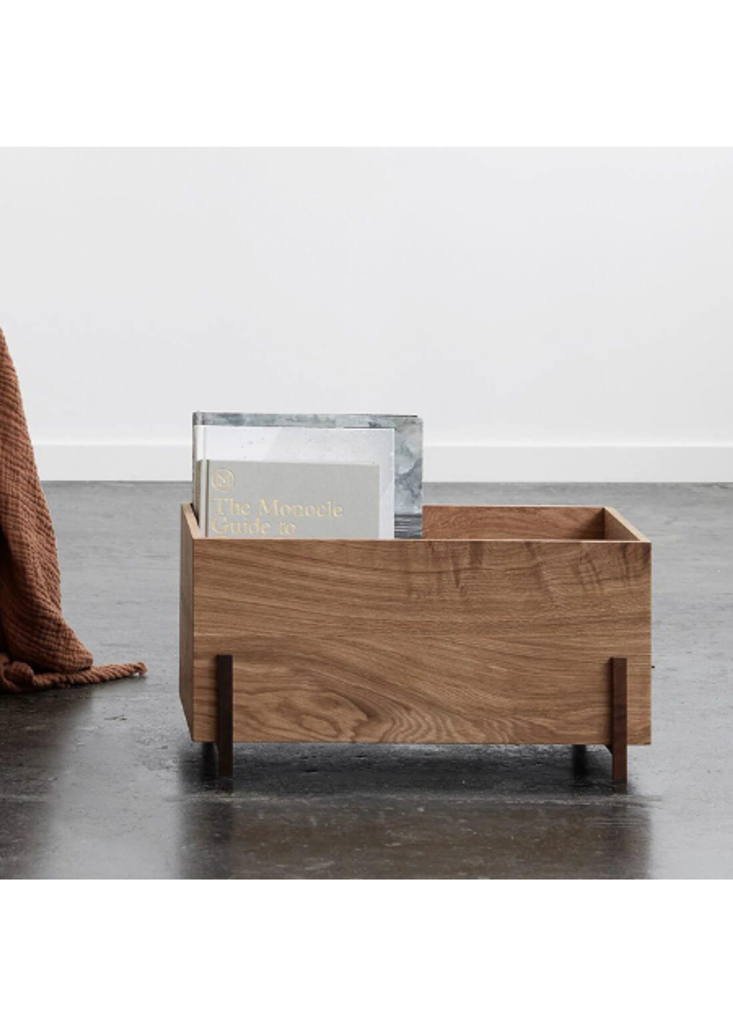 Kristina Dam Studio - Storage boxes - Stack Storage Box - Olied Oak & Walnut