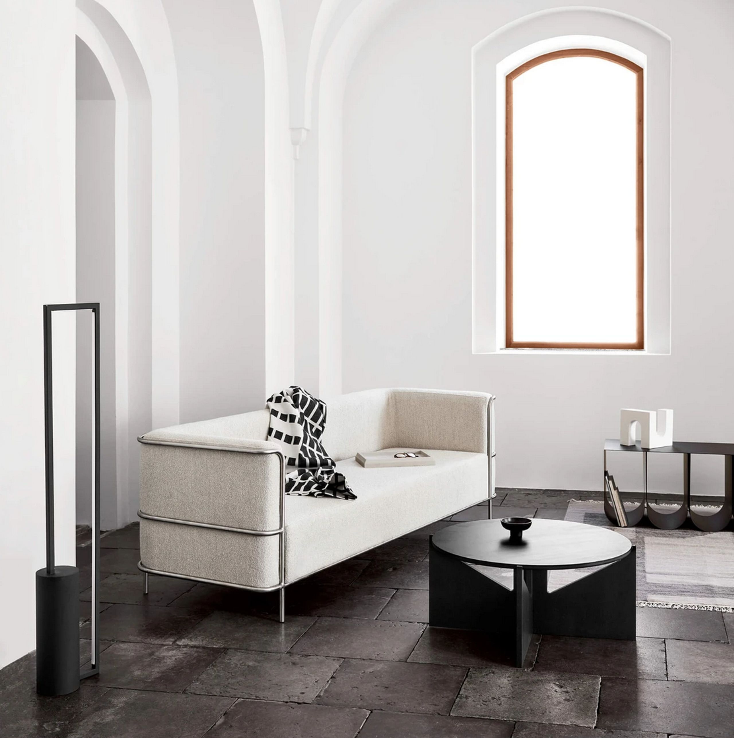 Kristina Dam Studio - Canapé - Modernist Sofa 3-Seater - Wool - Beige