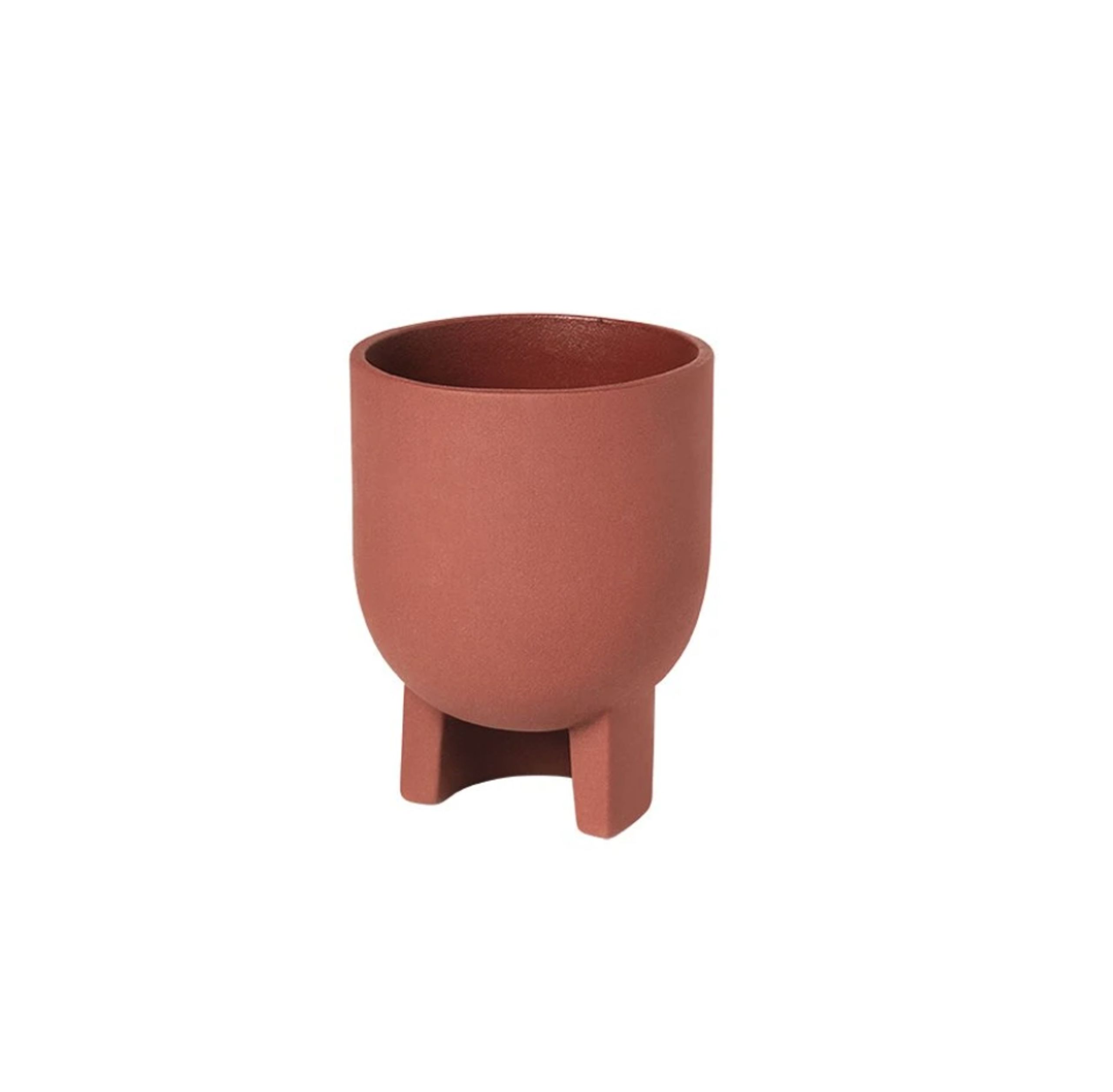 Kristina Dam - Flowerpot - Serene Flowerpot - Small - Red Engobe