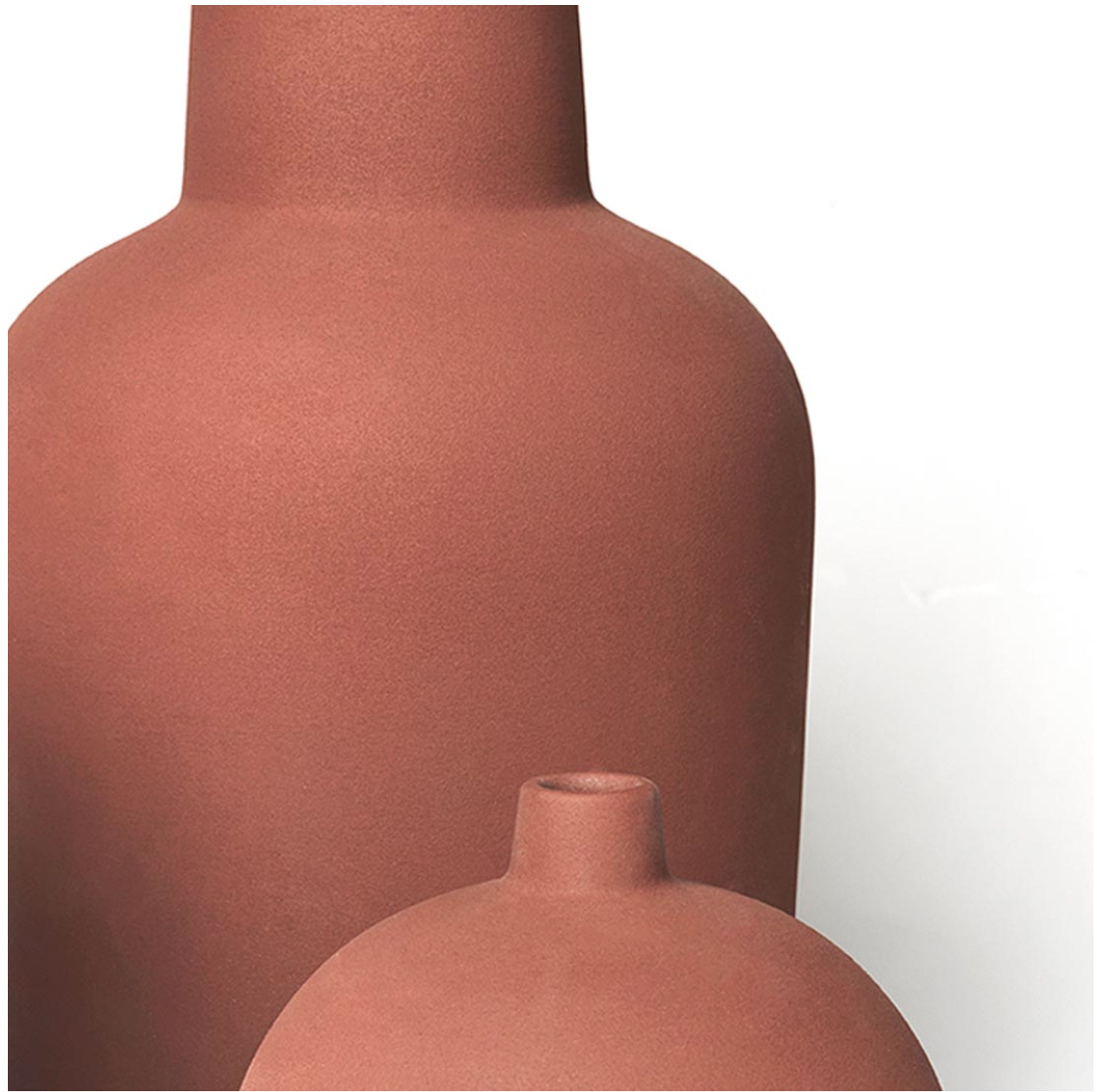 Kristina Dam - Vase - Dome Vase - Medium - Terracotta