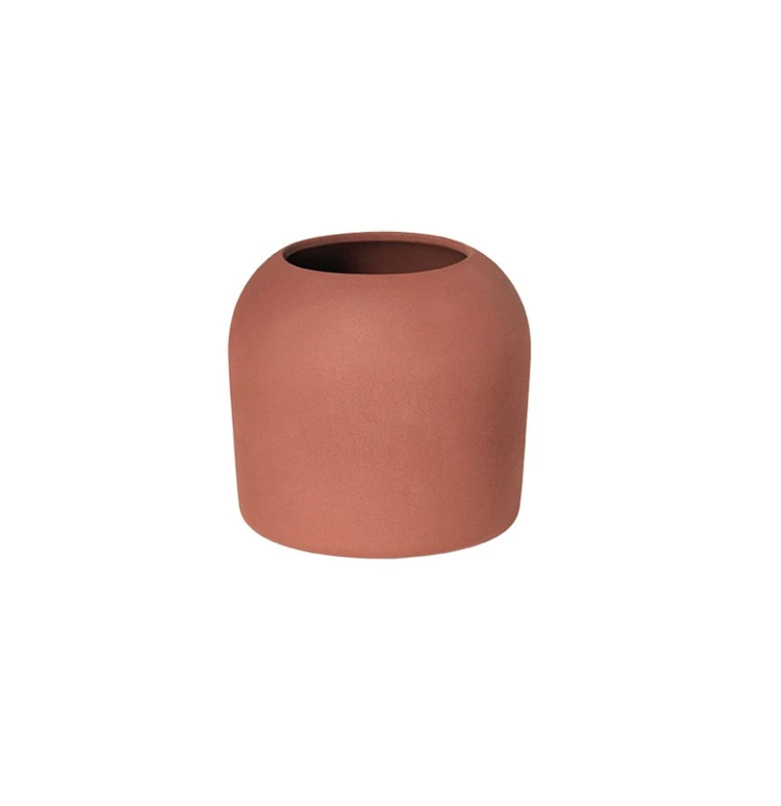 Kristina Dam - Vase - Dome Vase - XS - Terracotta