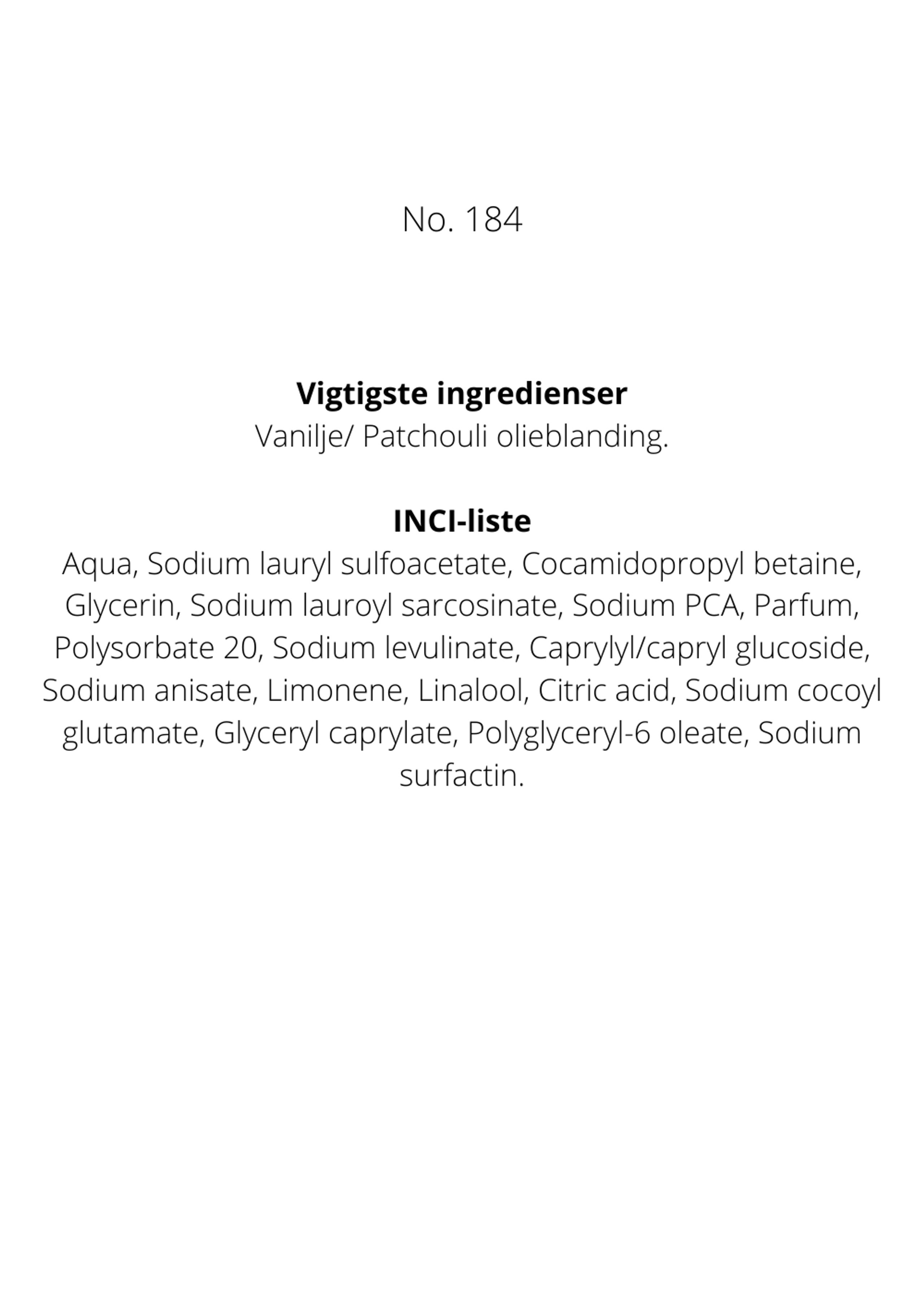 L:A Bruket - Zeep - Liquid soap - No. 073 - Mørk Vanilje