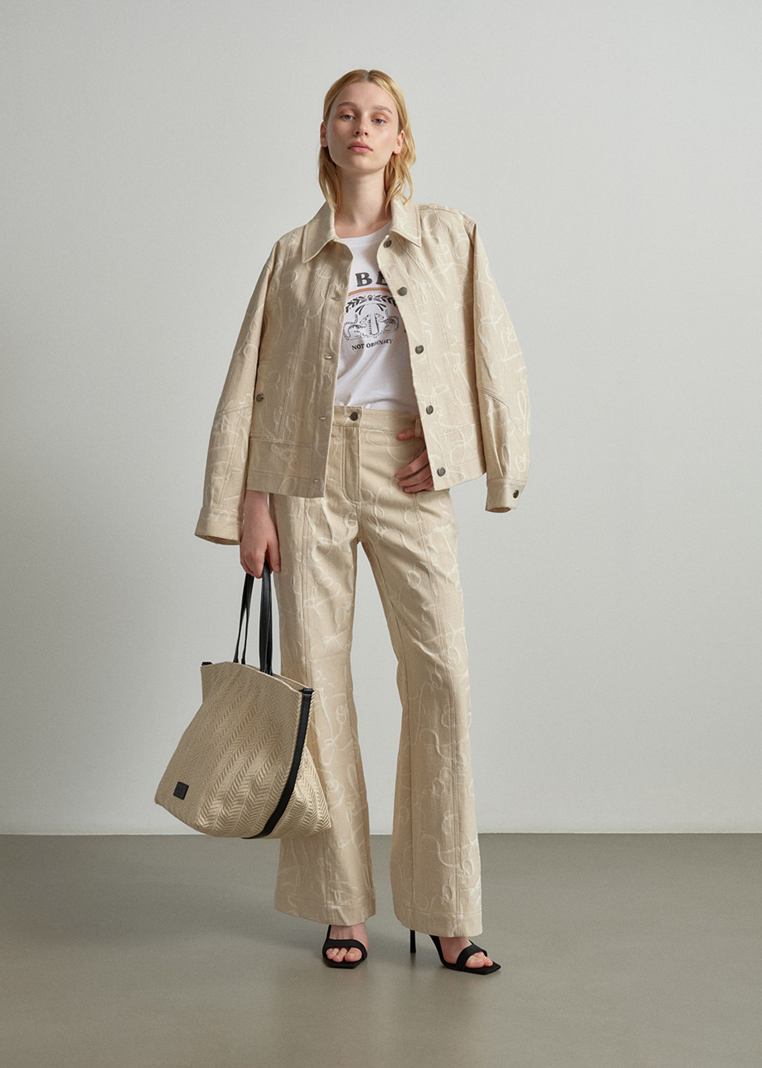 LALA Berlin - Jacket - Jacek - lalagram jacquard sesame