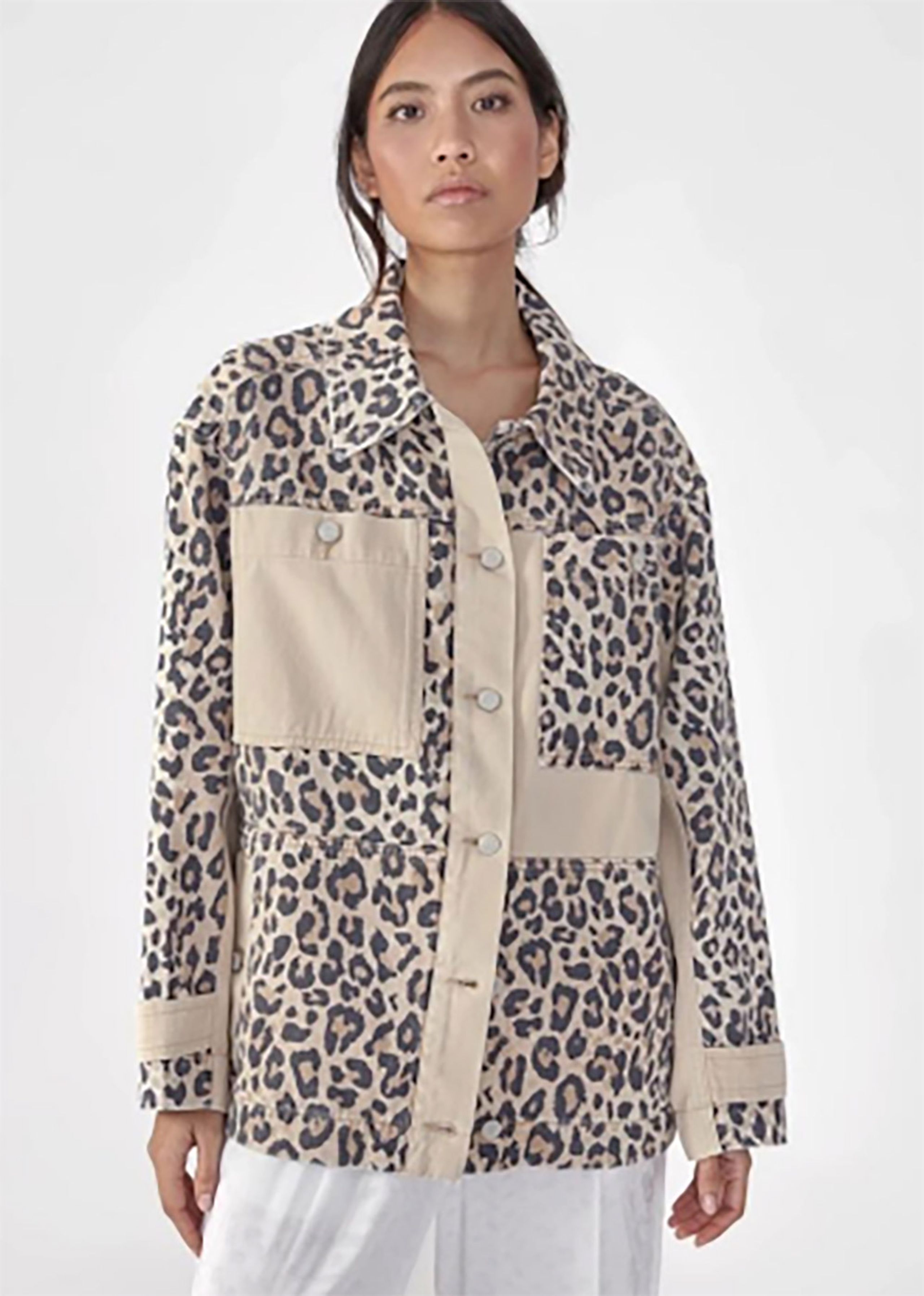 LALA Berlin - Jakke - Jacket Jola - Printed Denim Leo