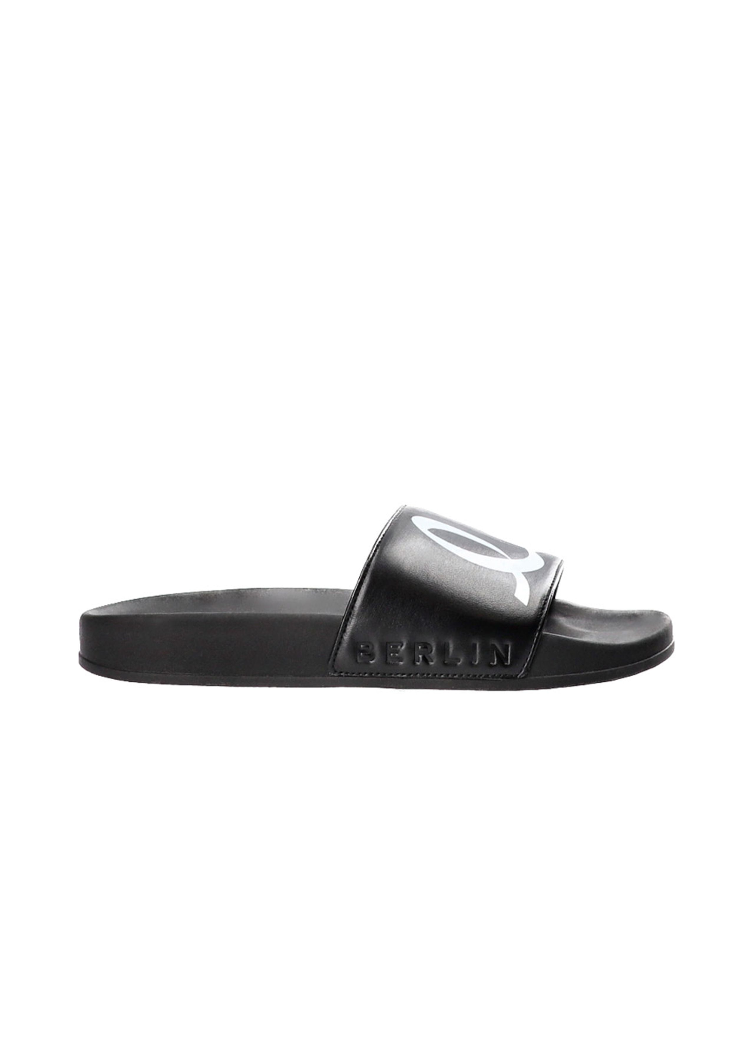 LALA Berlin - Sandaler - Beach Slider Bilbao - Black / White