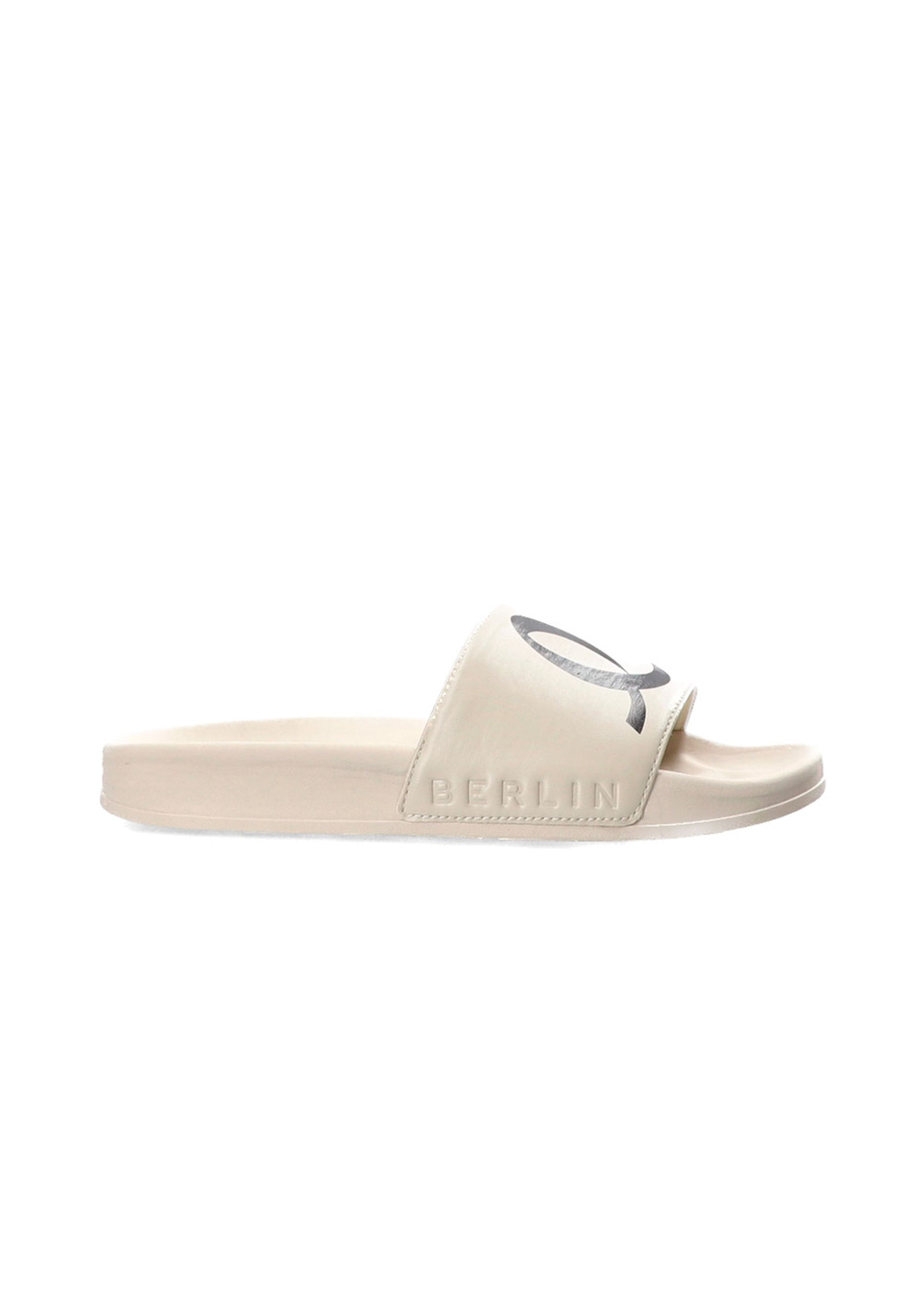 LALA Berlin - Sandalen - Beach Slider Bilbao - Off White / Black