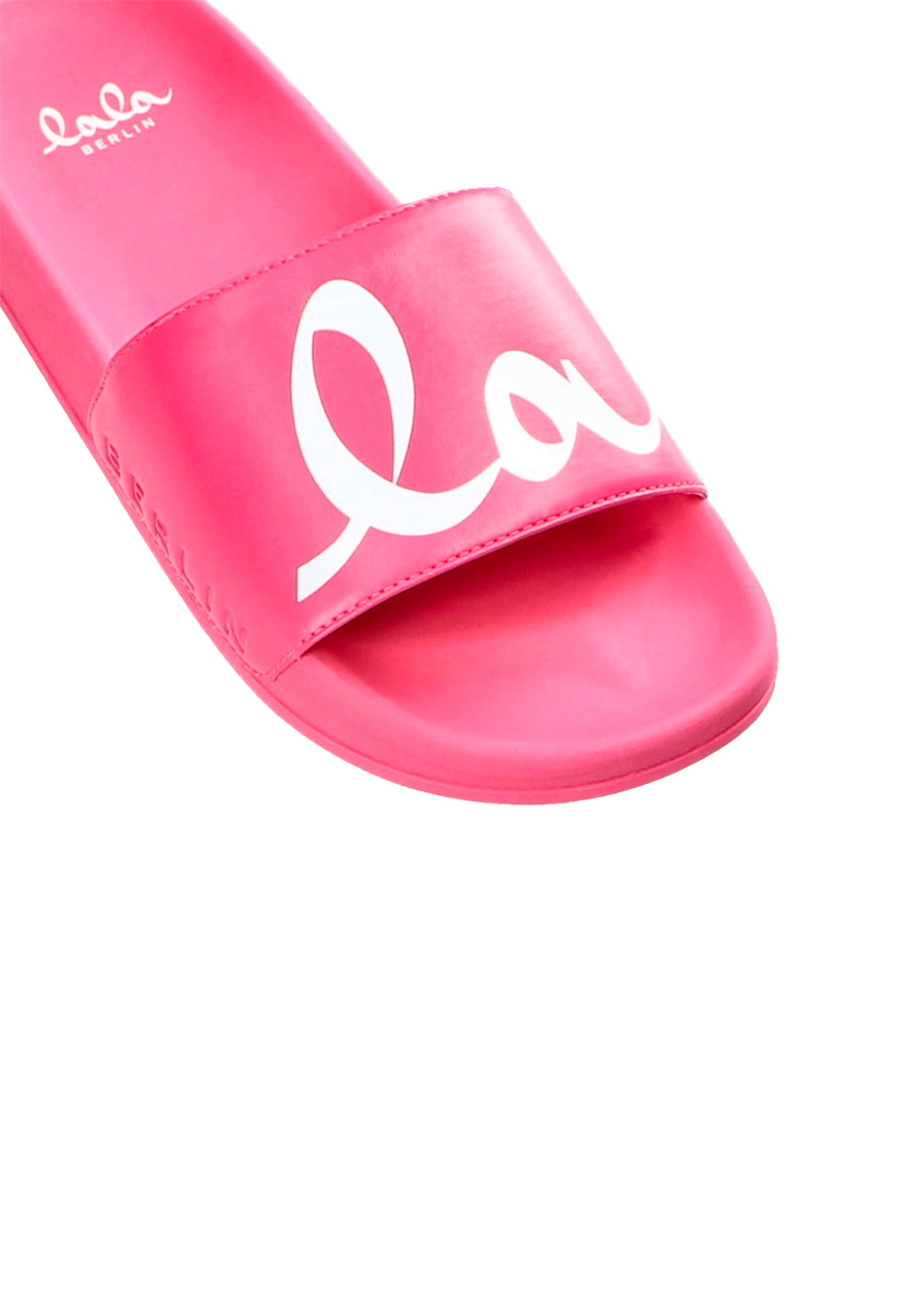 LALA Berlin - Sandaler - Beach Slider Bilbao - Pink / White