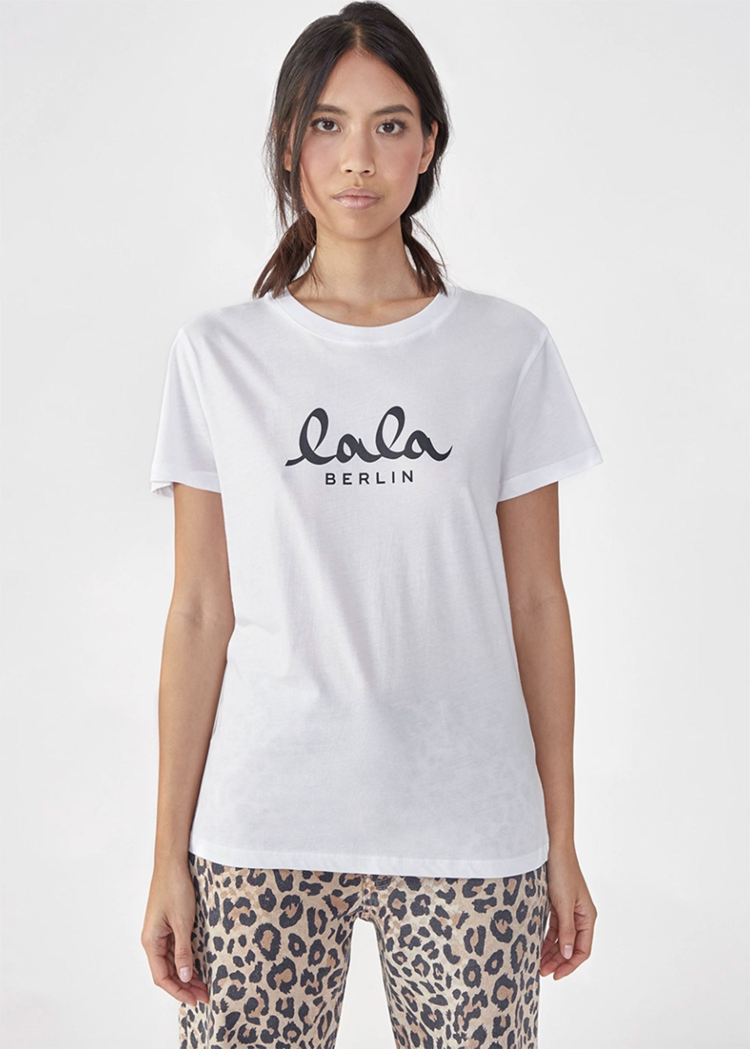 LALA Berlin - T-Shirt - T-Shirt Cara - LALA white/black