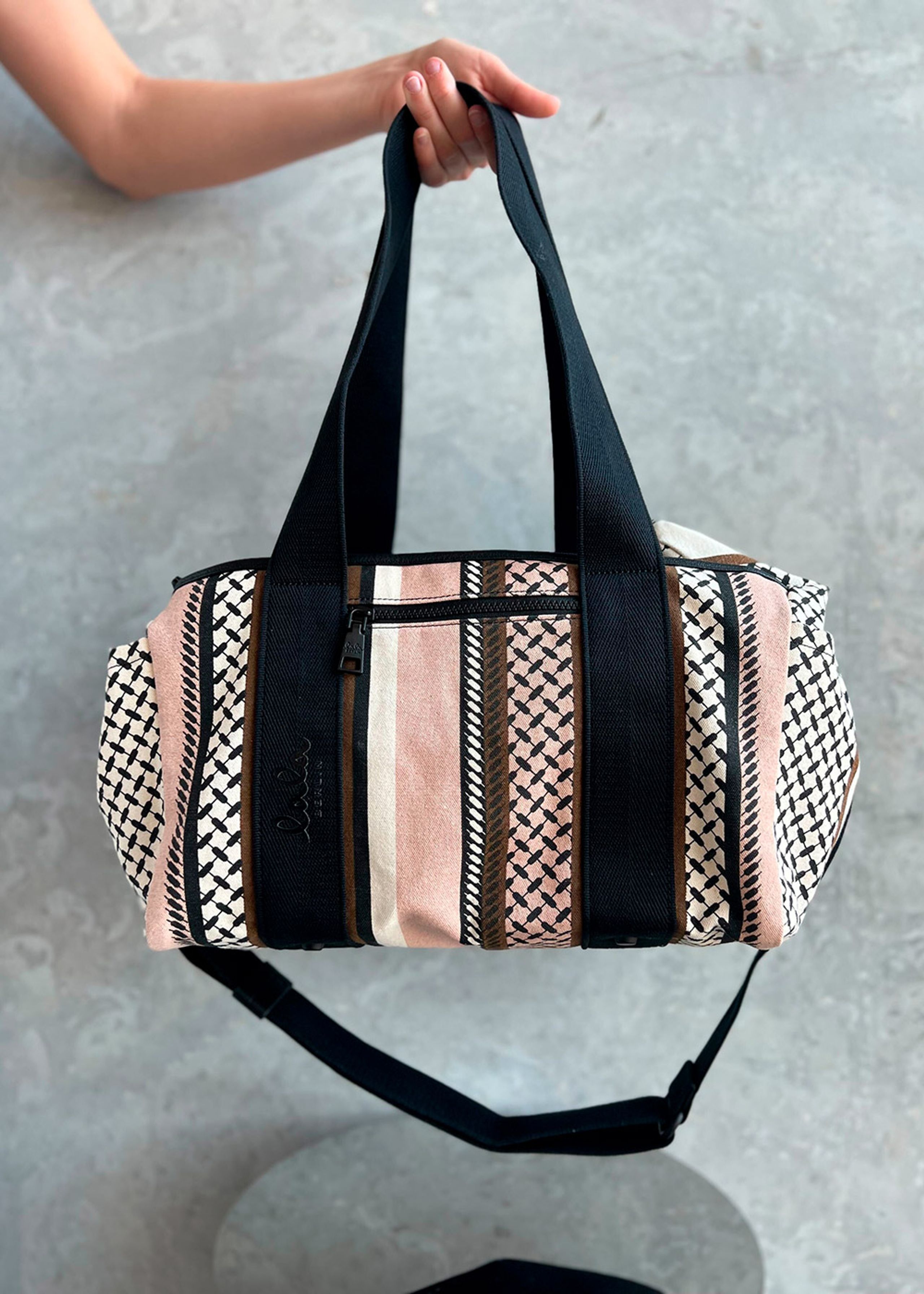 LALA Berlin - Bag - Big Bag Muriel - Multicolor Rose