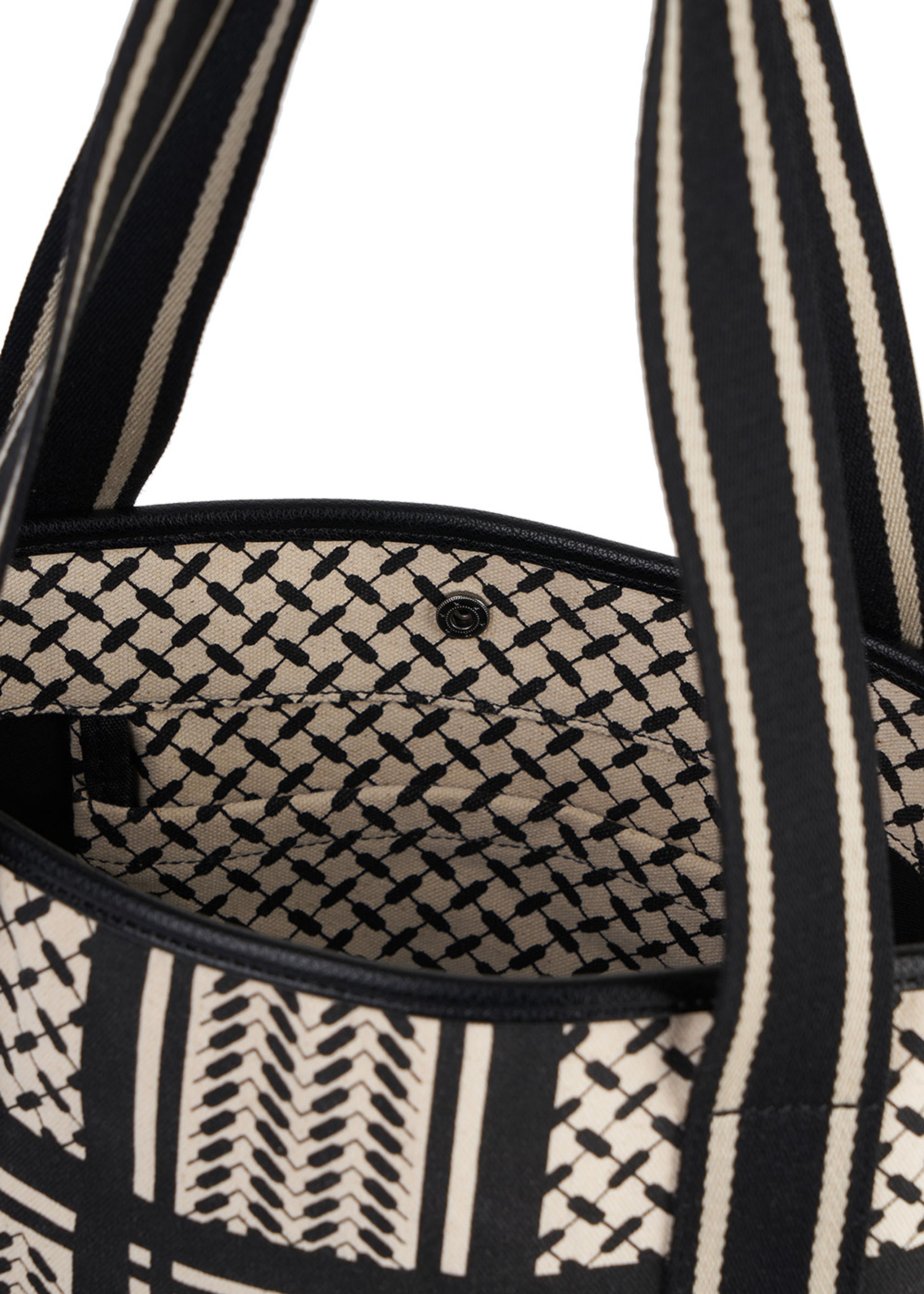 LALA Berlin - Bolsa - Tote Carmela - Heritage Stripe Black