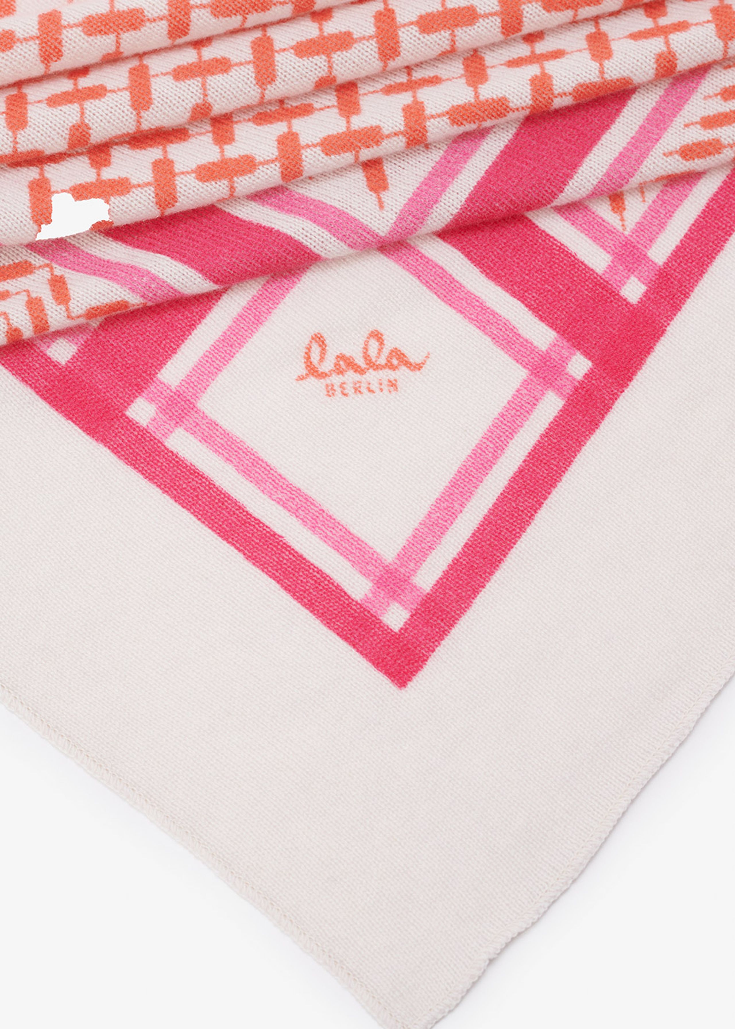 LALA Berlin - Scarf - Triangle Trinity - string pink