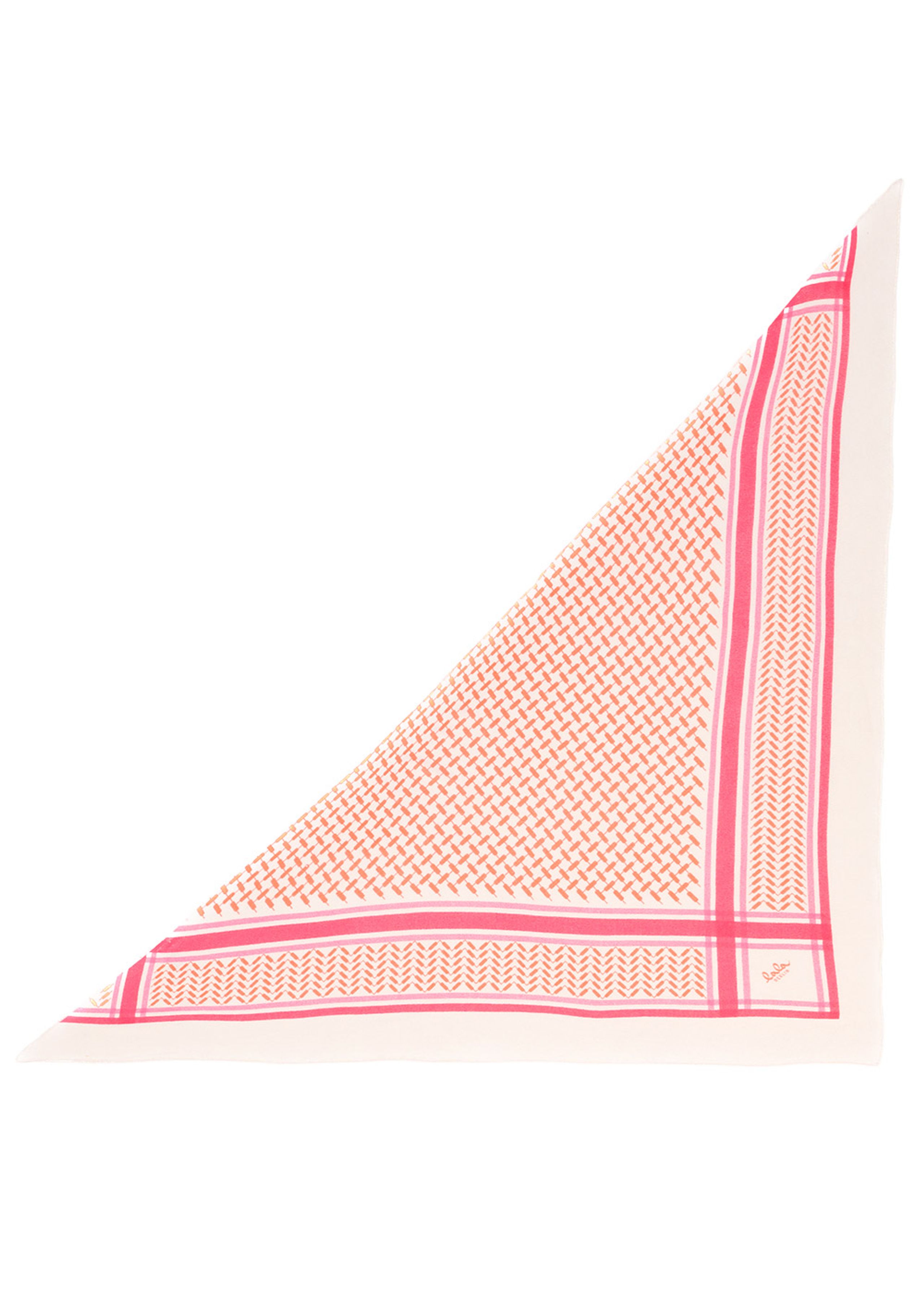 LALA Berlin - Scarf - Triangle Trinity - string pink