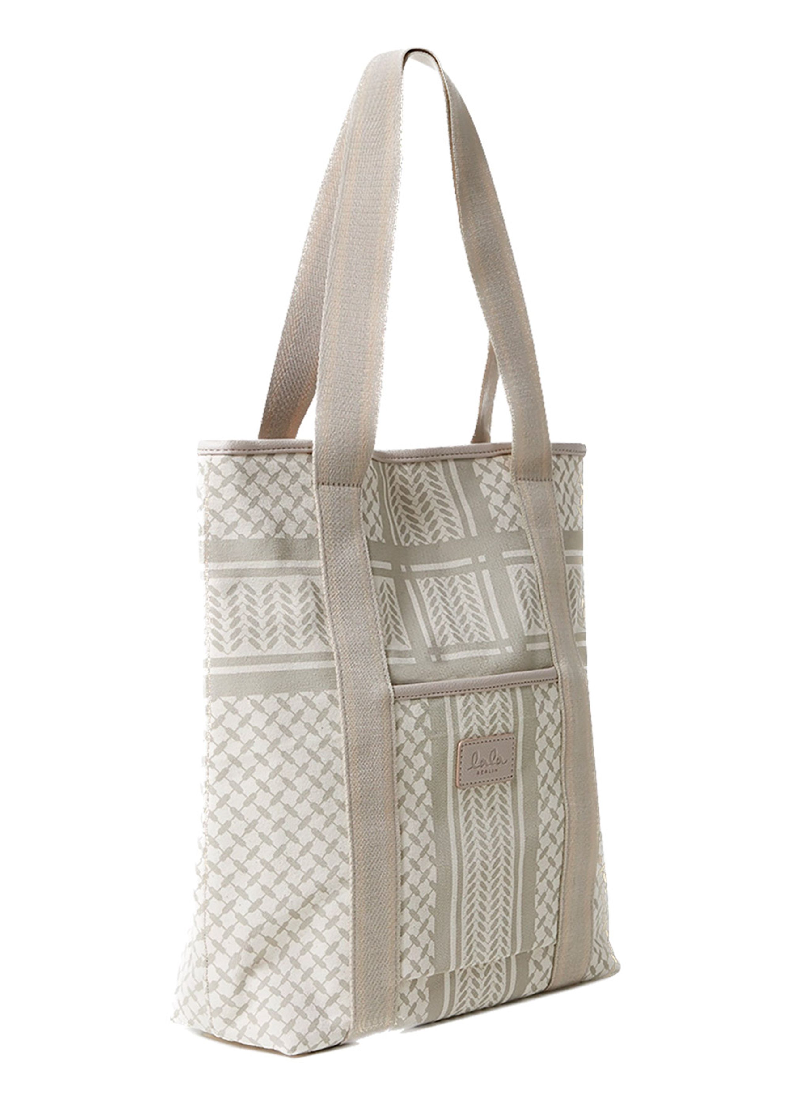 LALA Berlin - Tote Bag - Tote Carmela 2.0 - Heritage Stripe Beige