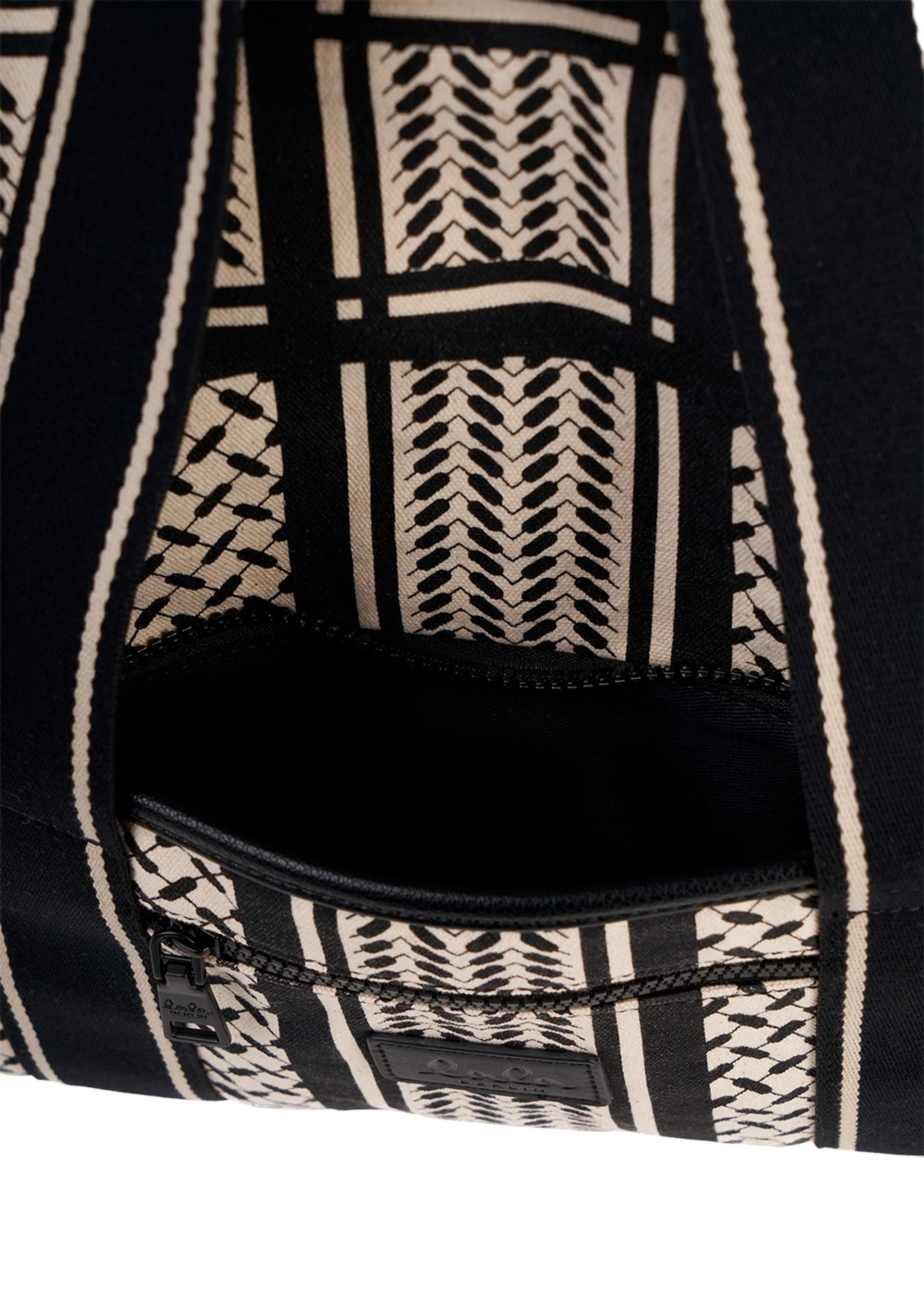 LALA Berlin - Borsa da weekend - Big Bag Muriel 2.0 - heritage stripe black